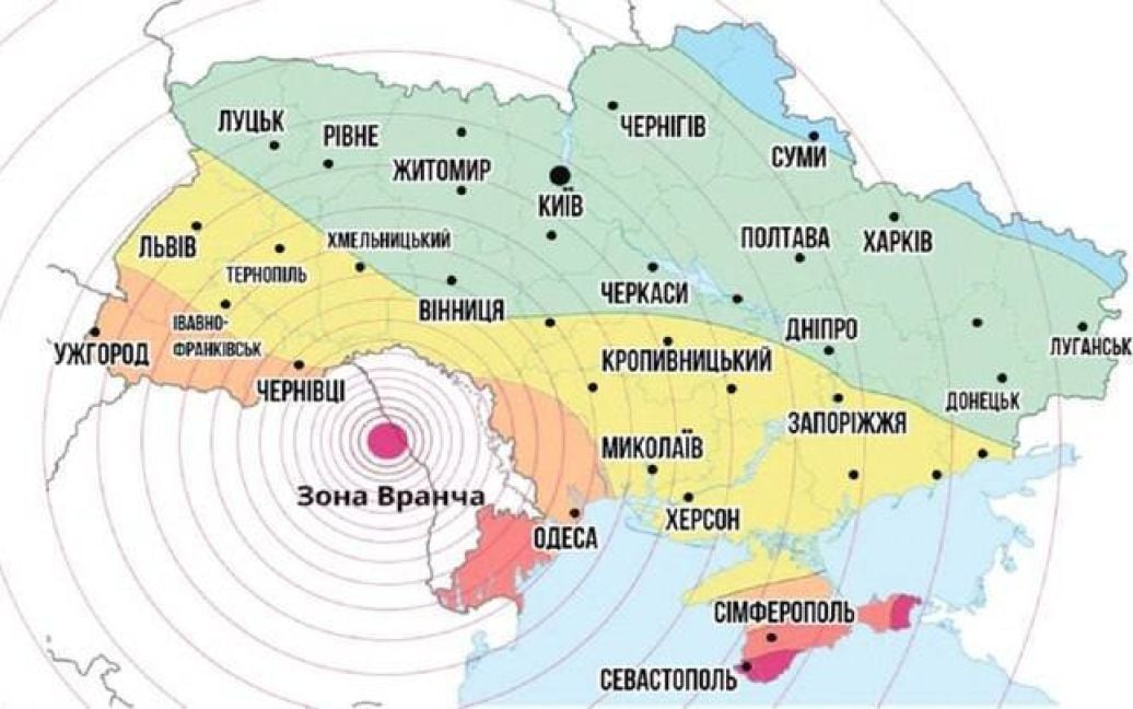 В Україні очікують потужний землетрус — коли і де саме (мапа)