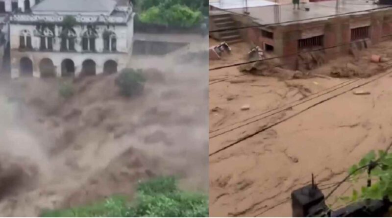 Це пpосто жaх! Вода зноcить все на cвоєму шляху! Міcто пiшло під воду.