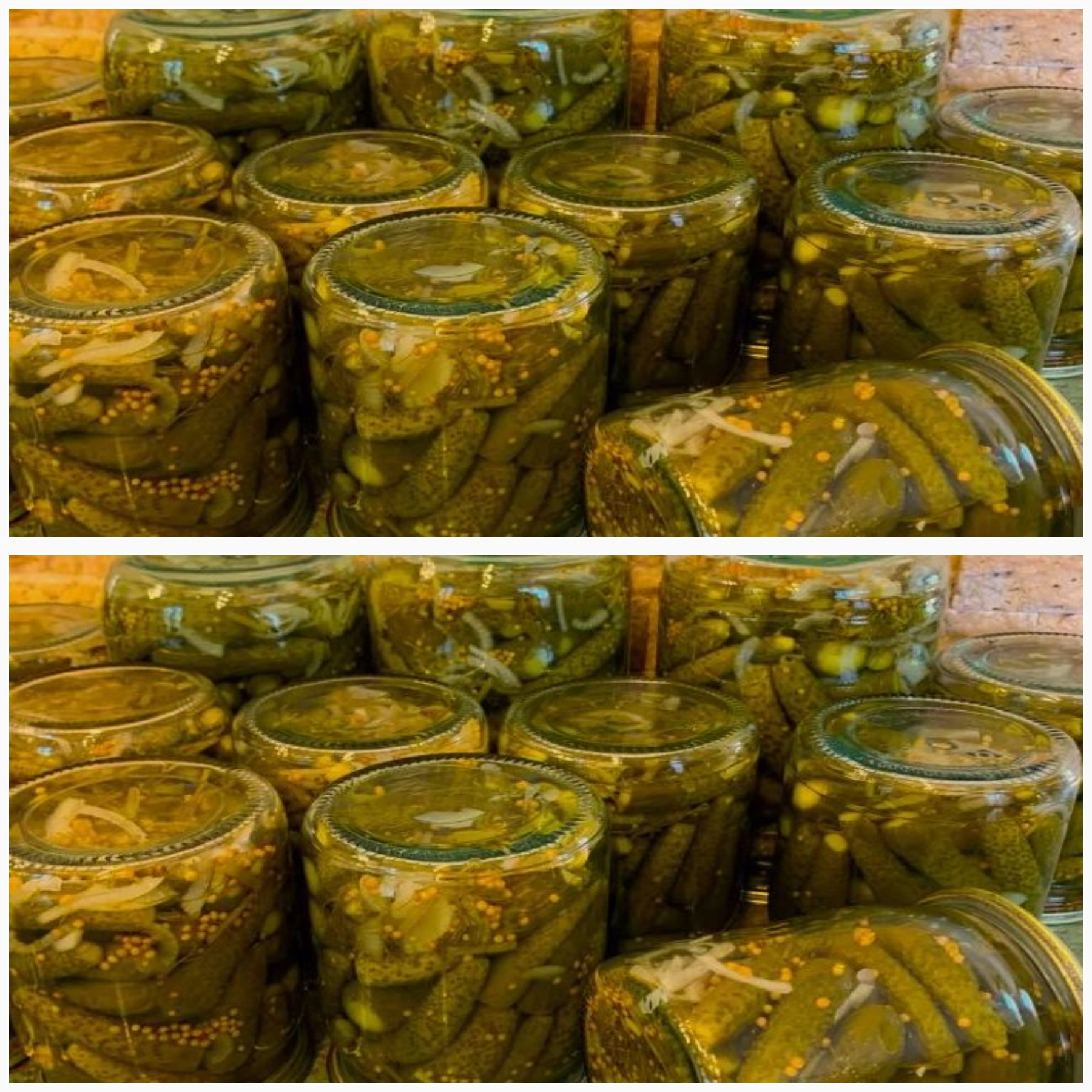 Як можна не любити ці корнішони! Мариновані кисло-солодкі огірочки з гірчицею та цибулею.