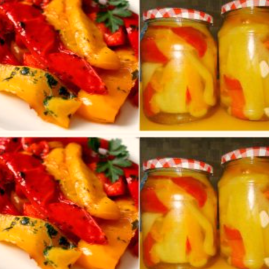 Маринований болгарський перець. Виходить ароматний та дуже смачний.