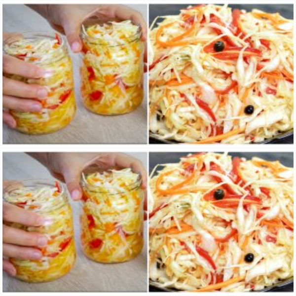 Маринується 3-10 годин. Хрустка та соковита маринована капуста «Провансаль» за кілька годин.