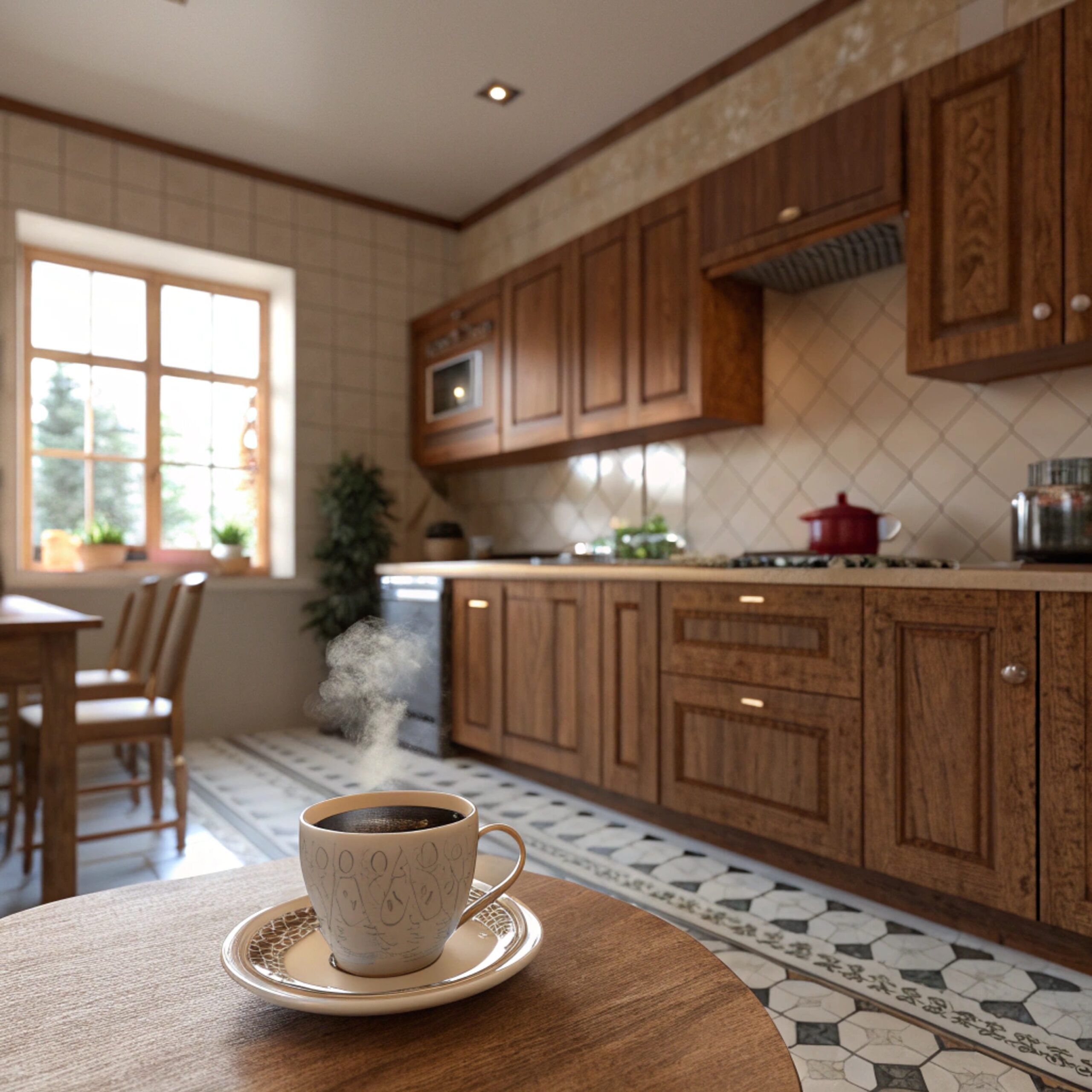 Іра прокинулася рано і з подивом побачила чоловіка на кухні. Дмитро спокійно собі сидів і попивав каву. – Дмитрику? А ти хіба вихідний сьогодні?! – здивовано запитала вона. – Ні, Іра, – сказав Дмитро наминаючи печиво. – Отримав я зарплатню, а там копійки. Хай вони самі працюють! Іра не розуміла що відбувається