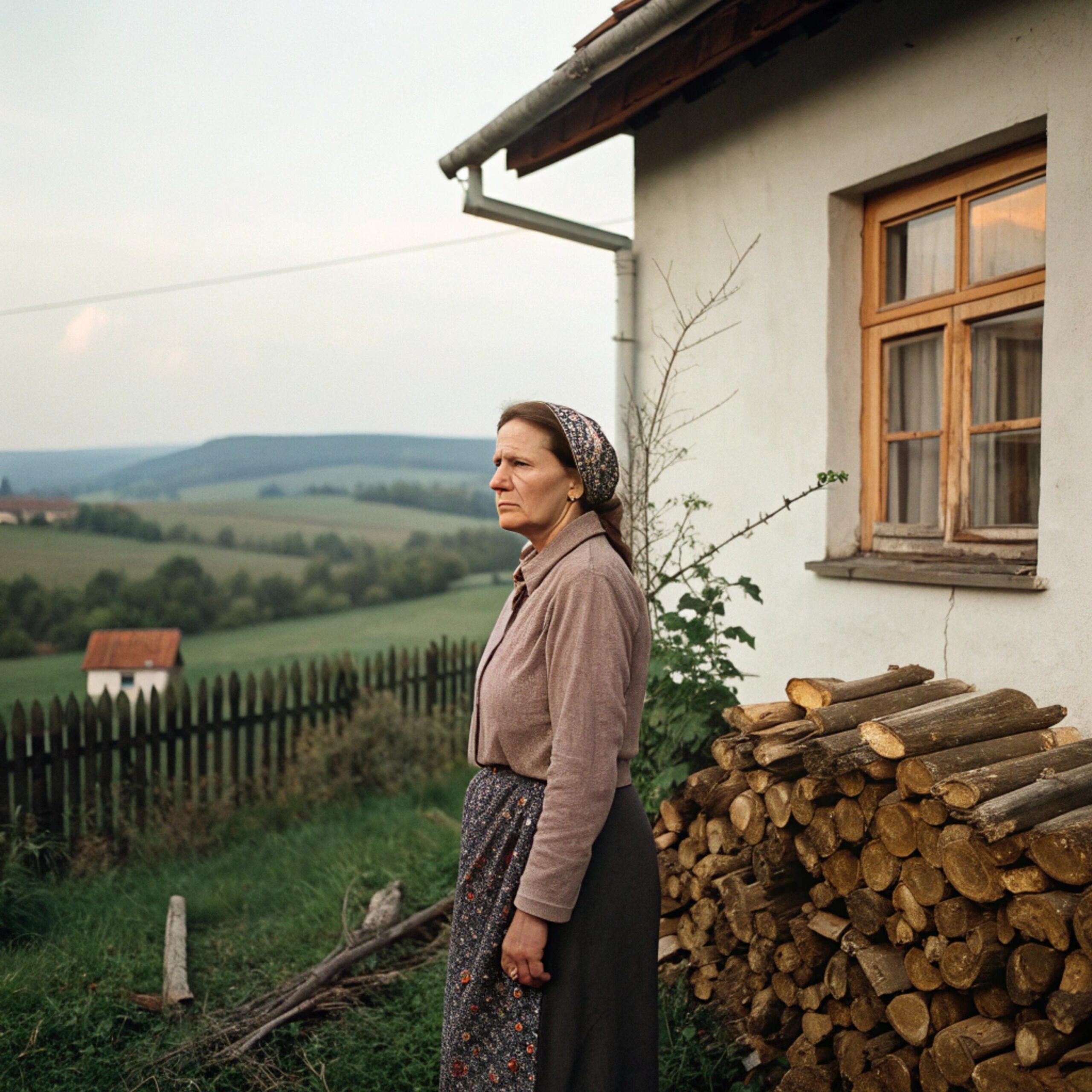 Ганна Петрівна переїхала з села у місто. В селі ж треба і воду, і дрова носити, і на городі поратися. А здоровʼя вже не те. Якось вона вирішила витрясти скатертину зі свого балкону, як раптом почувся голос сусідки. – Що ви там таке виробляєте?! Як можна трясти своє сміття мені на балкон?! Ганна Петрівна дуже образилася. Такого ставлення вона не очікувала. Та це був тільки початок