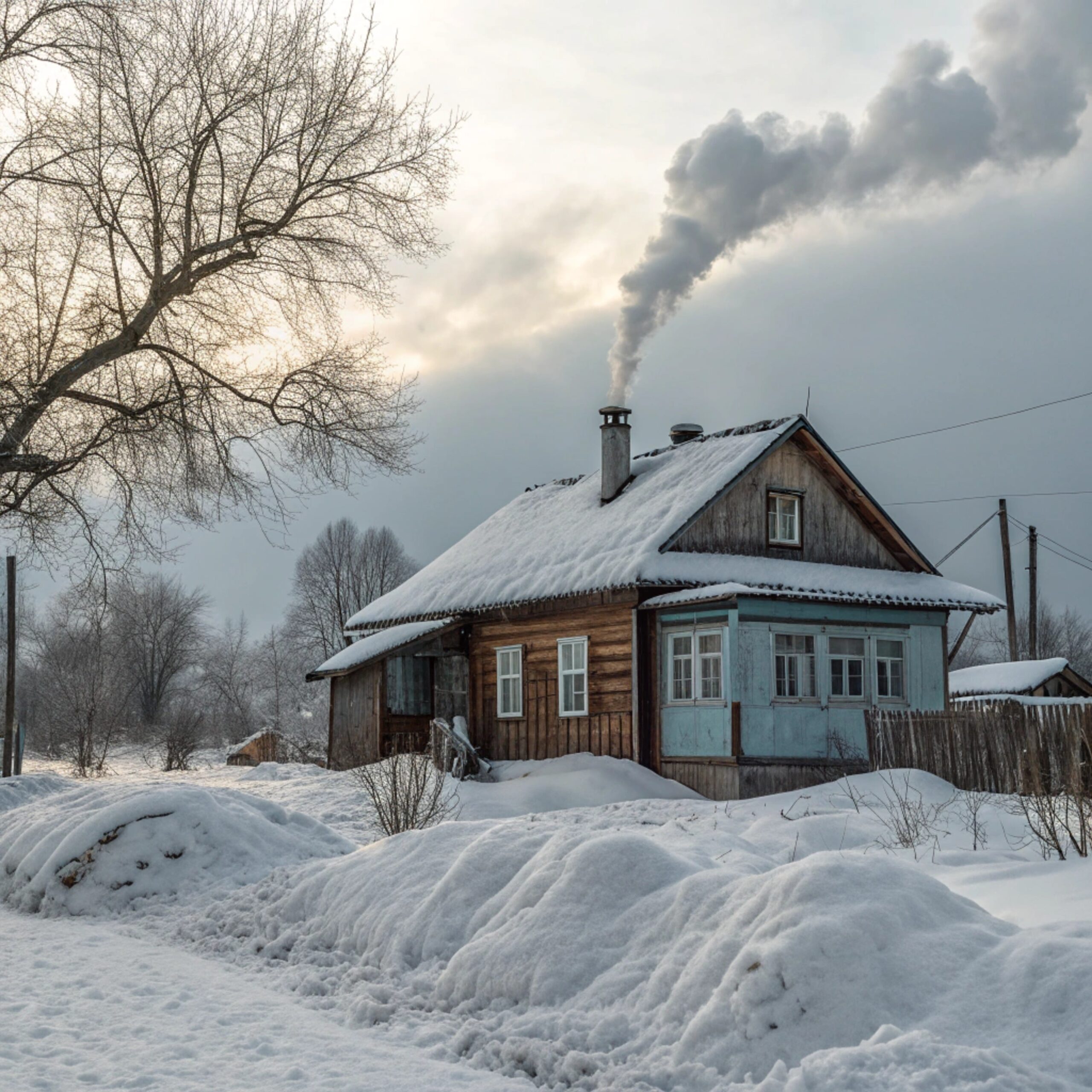 Денис поїхав до своєї бабусі Віри. Тільки вийшов з вагону – і відразу повні кросівки снігу. До бабусі Віри він прийшов з закоцюблими ногами, вона коли глянула у що він взутий, взялася обома долоньками за щоки і похитала головою.