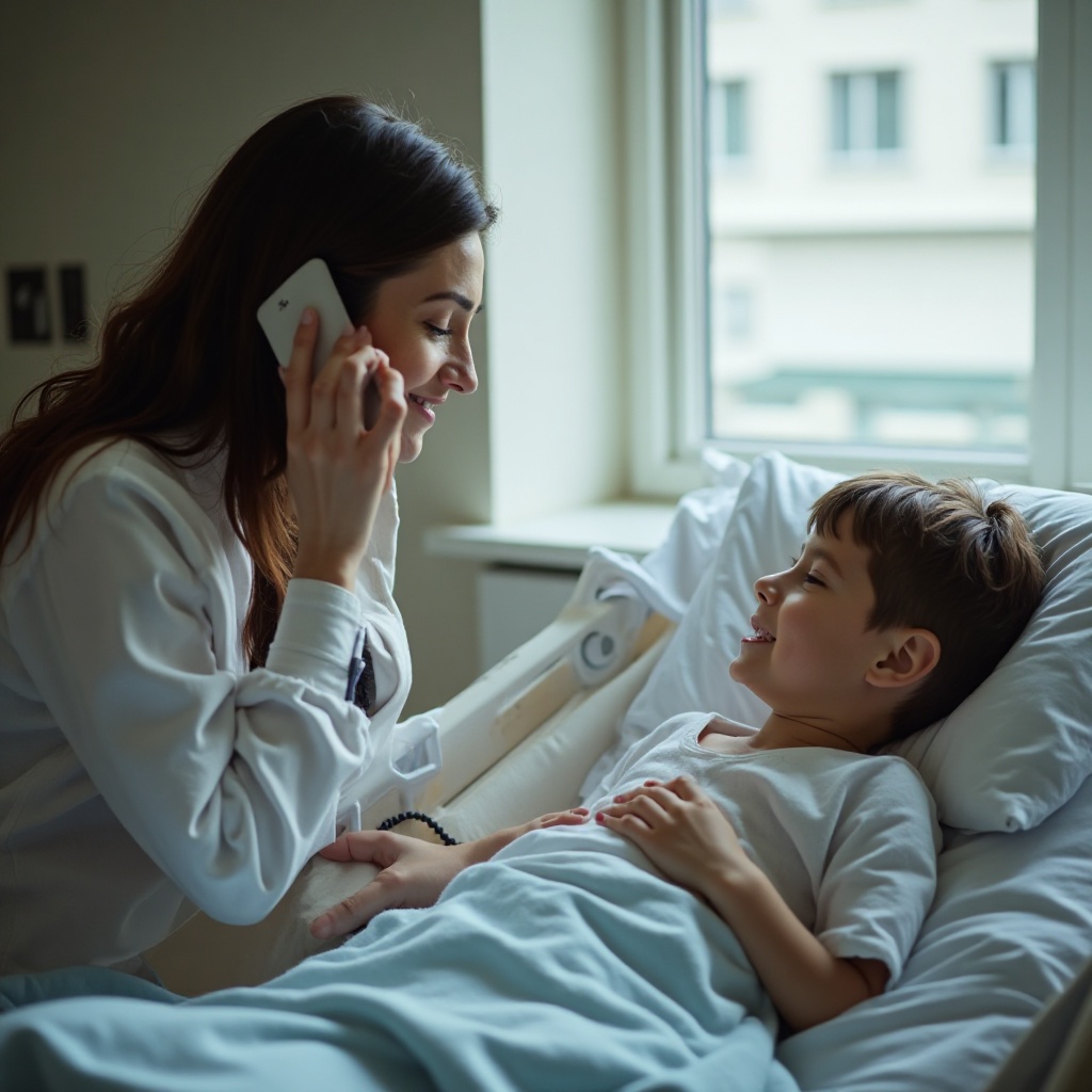 -Алло! Марія, Привіт. Це Ігор. Як у вас справи? – Добрий день, Ігор. У нас все добре. Максимчику краще. Я ось дзвоню по оголошеннях про здачу квартир. – Марія у мене до Вас пропозиція. Давайте я під’їду до лікарні і ми з Вами поговоримо. Дві години потому Ігор приїхав до корпусу лікарні. – Марія … Тут така дивна річ. Я хочу Вас попросити, щоб ви мене виручили. Мені дуже потрібна Ваша допомога.