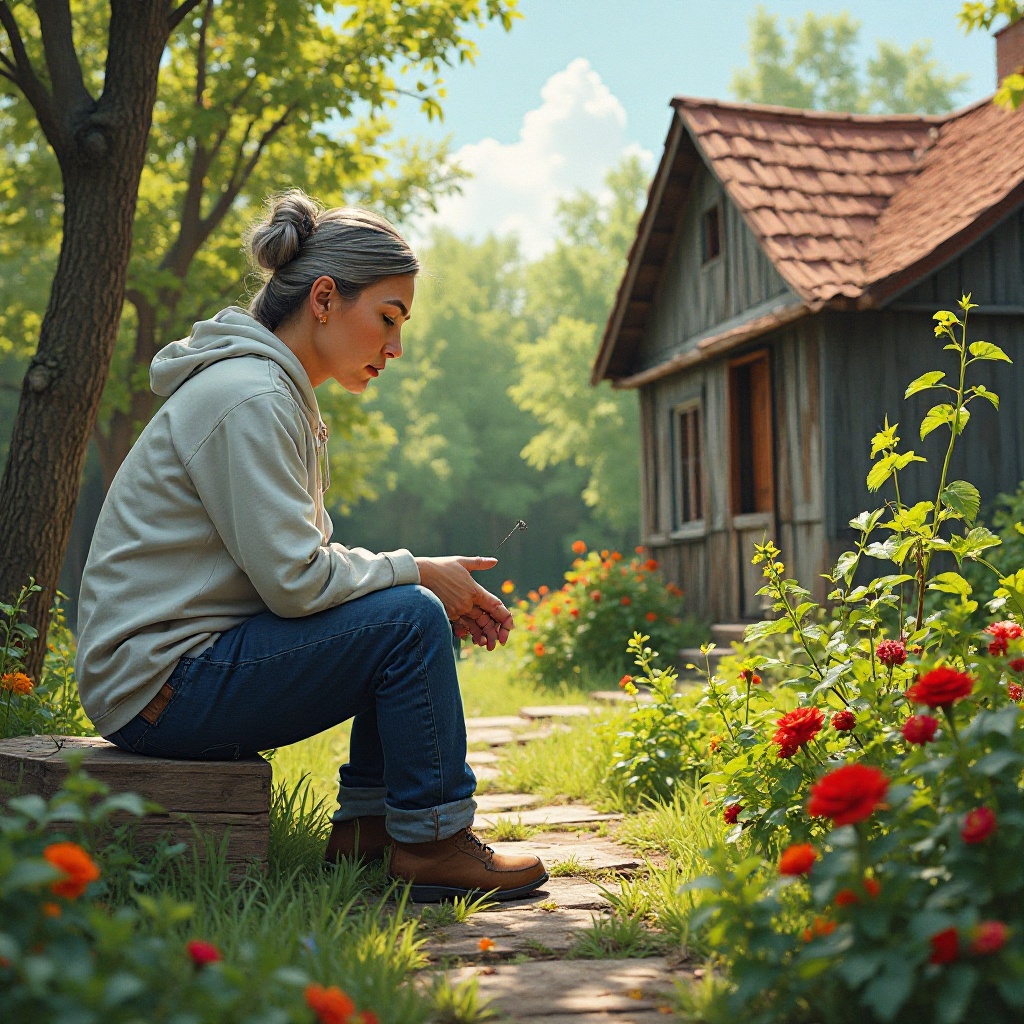 Якось до Надії прийшов сусід і запропонував купити у неї шмат городу: «Ти – одна, скільки тобі треба? А в мене п’ятеро дітей». Надя вагалася. З одного боку, що батьки сказали б? Вони ж усе життя трудилися на цій землі. З іншого – вона роботу має, а великий город потребує тяжкої праці. Чи дасть сама раду? Мріяла вийти заміж за Павла, господаря на обійсті мати. Гадала – кохання у них взаємне, але Павло виявився одруженим, у нього підростала донька. Тож Надія пристала на пропозицію сусіда