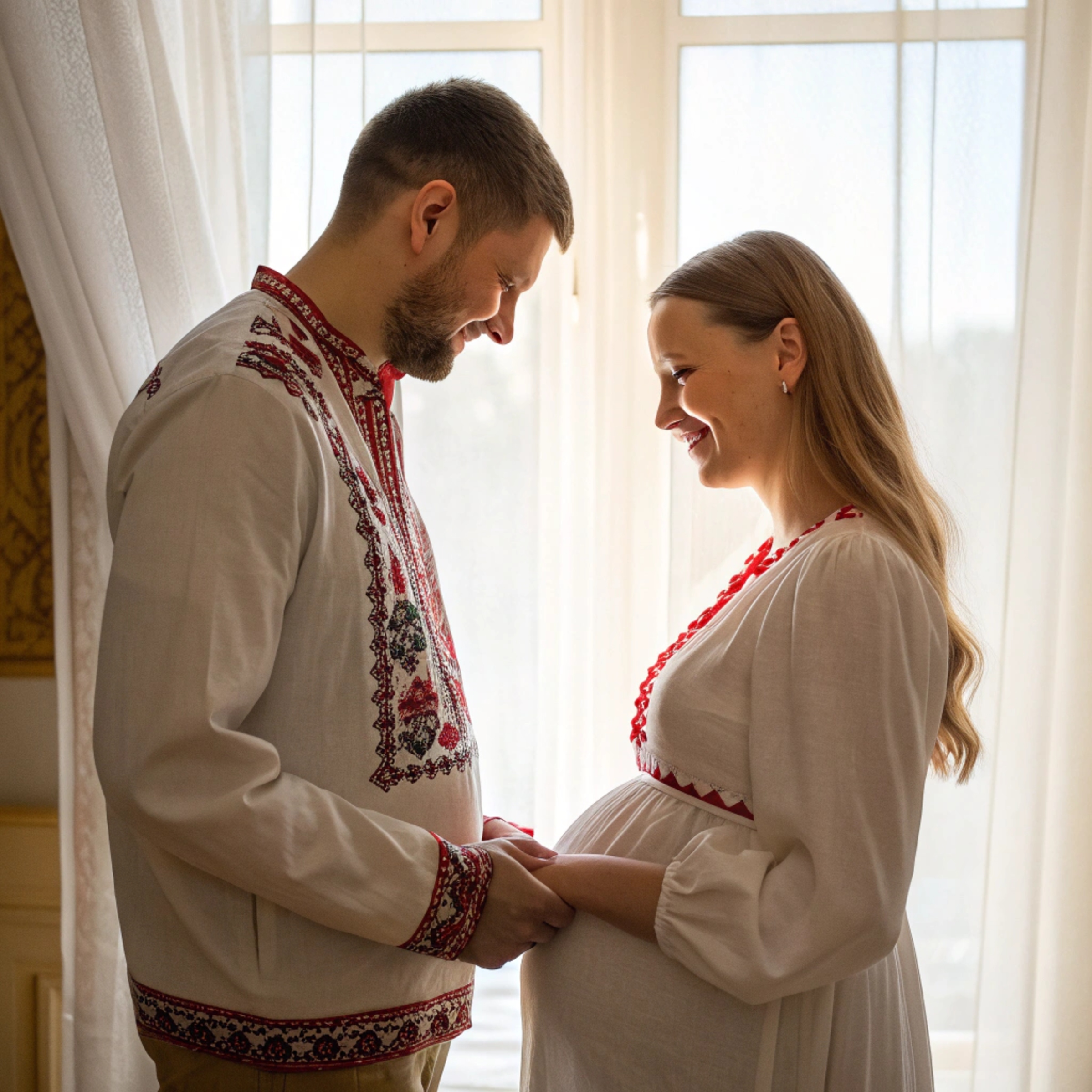 Ірина з Петром вже й не чекали, а тут така радість – син приїхав! І приїхав Миколка в село не сам, а з молодою дружиною. – Ось, батьки мої любі, знайомтеся, це моя дружина Ліза! – заявив він з порога. – Як дружина?! – сплеснула руками Ірина. – А коли ж весілля було? – А не було весілля, розписались і все. Батьки накрили стіл, поставили частування, смаколики різні. Невістка їм сподобалася. Гарна дівчина, скромна. Погостювали молоді в селі, та й додому поїхали. Приїхали вони аж на Різдво. Невістка, як зняла пальто, так Ірина й ахнула