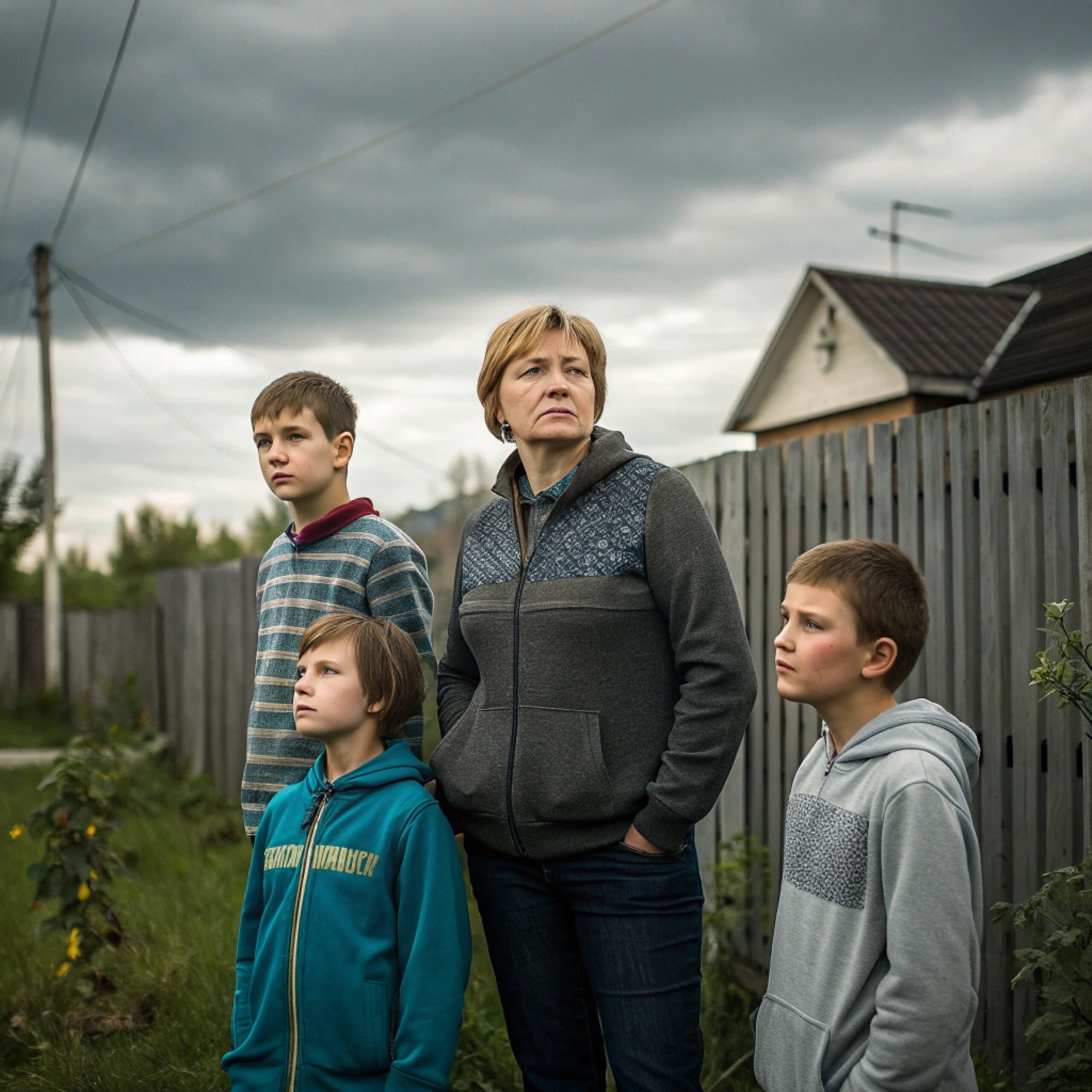 Наталя одна ростила трьох синів. Її чоловік поїхав на заробітки, та там і залишився. А поряд жила сусідка Ольга з єдиним сином Миколкою. Схожі долі. От тільки дітей вони виховували по різному