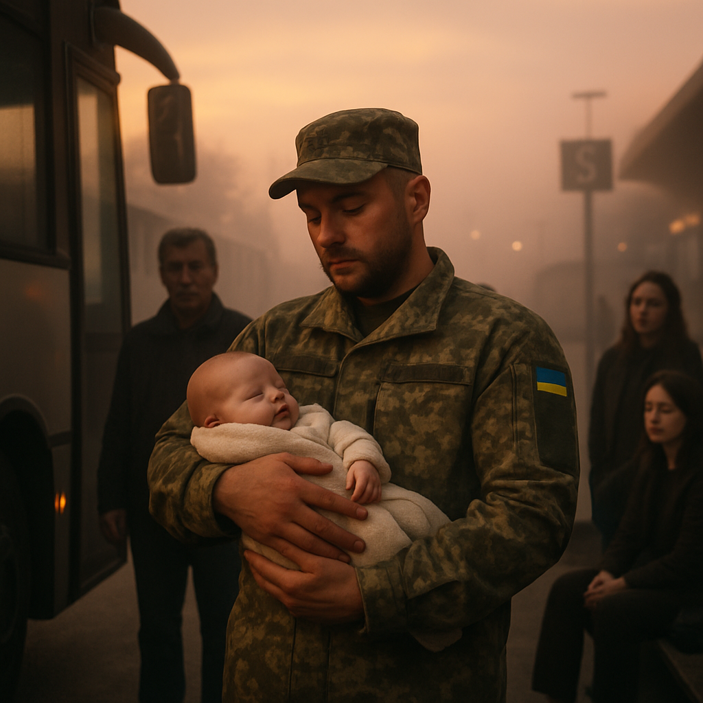 Із aрмії син повернувся не з порожніми руками, а з дитиною. Зазвичай таке буває з дівчатами, а тут — хлопець приїхав із немовлям.