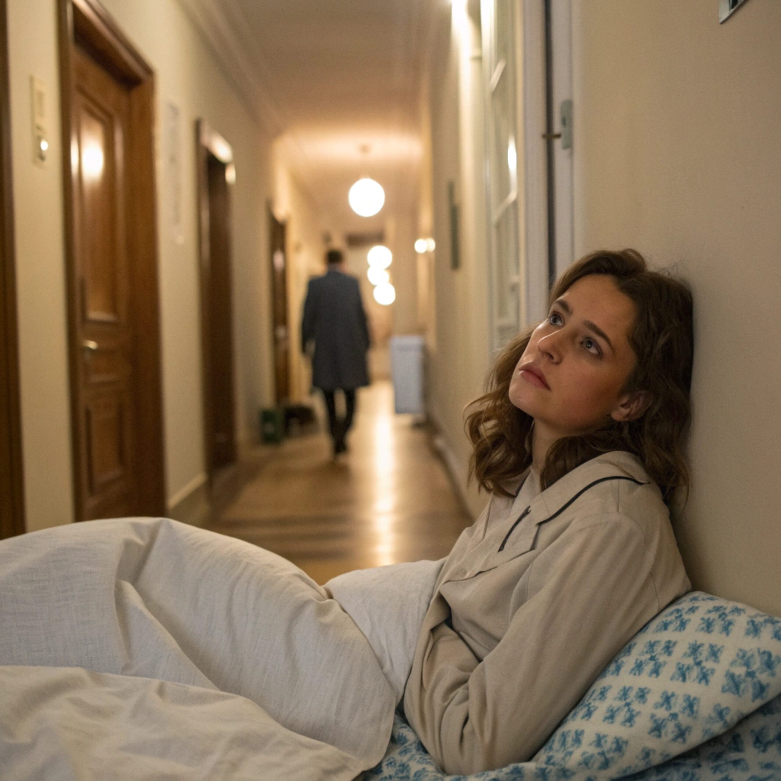 Жанна сьогодні була вдома – відпросилася з роботи. Лягла в ліжко і задрімала. Прокинулася вона від голосів з коридору: – Іди, поки вона спить. Сьогодні не вийде, – то був голос її чоловіка Романа. Жанна обережно підійшла до дверей. У коридорі стояла гарна брюнетка. Жанна повернулася в ліжко. Вона не могла повірити в те що побачила