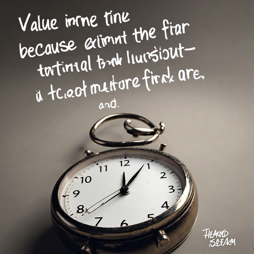 Цінуйте свій час, бо його не можна ні повернути, ні купити!