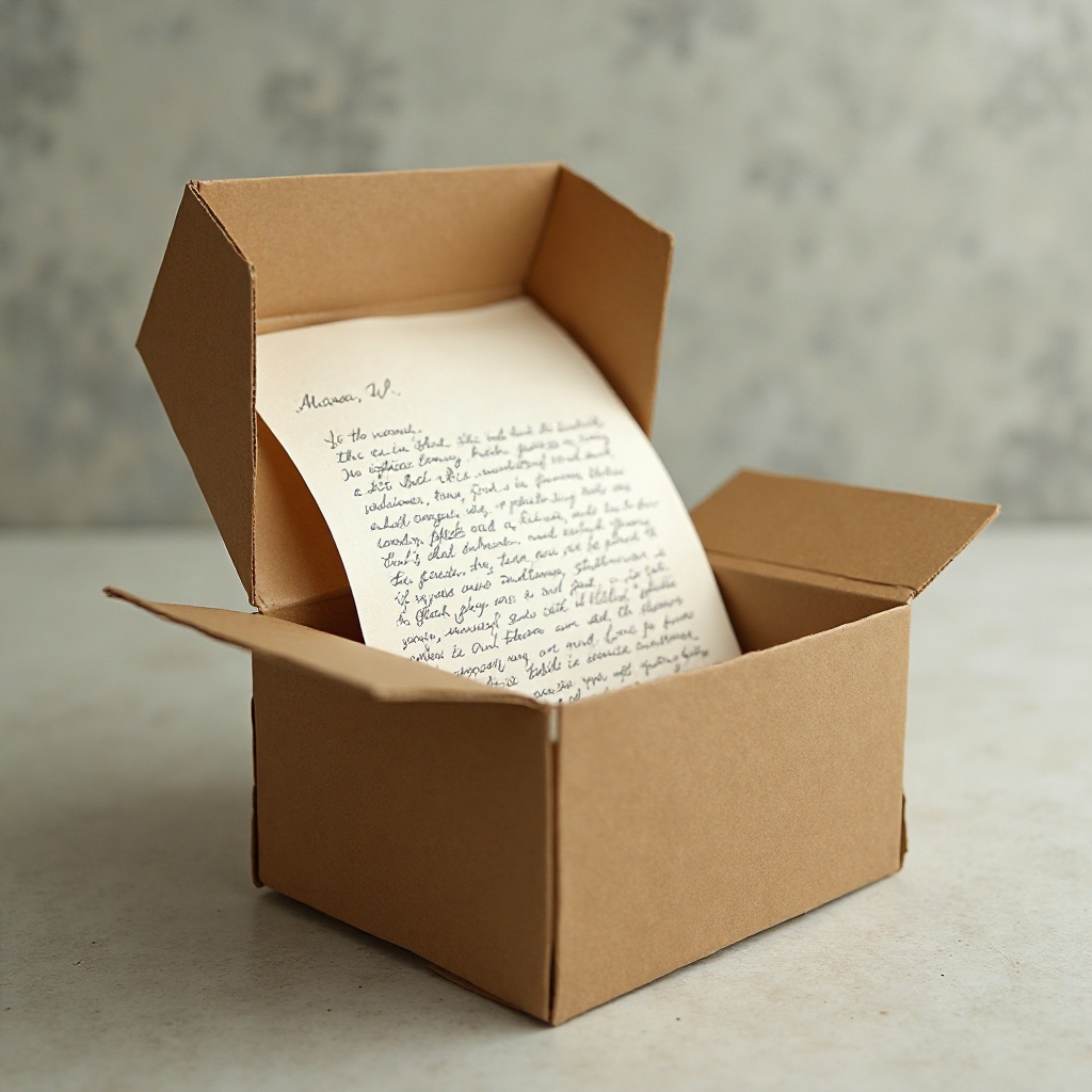 Лист у коробці з-під взуття…