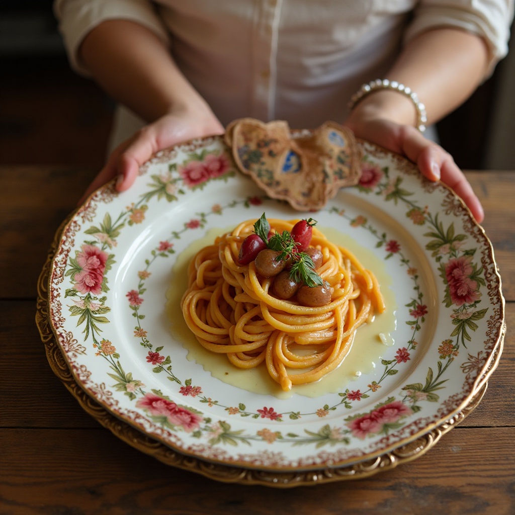 — Я запросила всю рідню на вечерю і подала кожному гарну, але порожню тарілку з малюнком. І лише перед онукою я поставила повну страву.