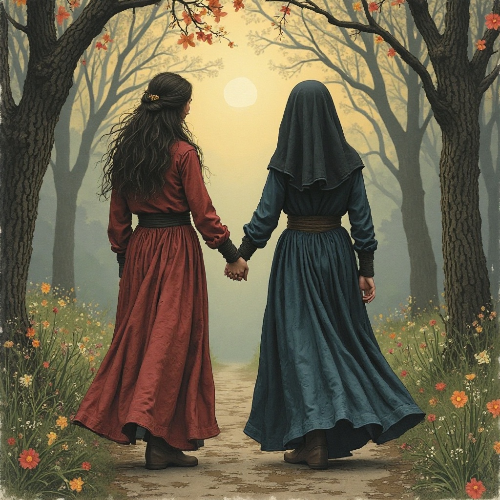 Раптом до неї підбігла циганка й прошепотіла: «У тебе народяться близнюки в день твого народження», — і зникла так само несподівано, як і з’явилася