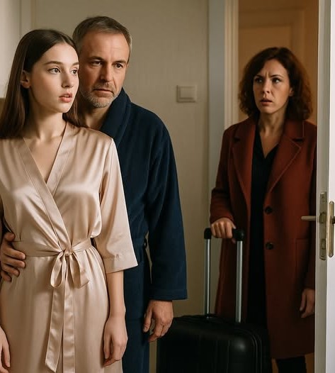 Котик, тут твоя дружина повернулася. Ти повідомив їй, що тепер тут живу я? Ну нічого, нехай поживе в дитячій до розлучення.