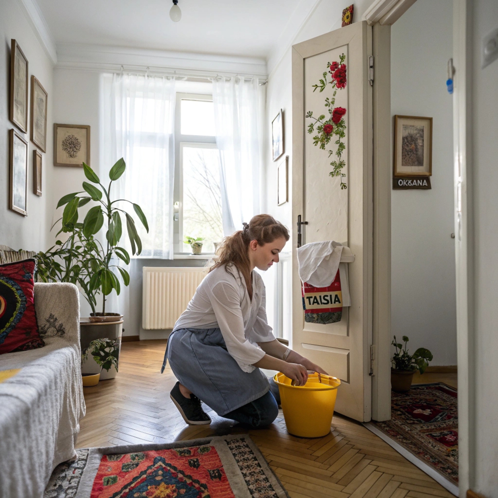 Таїсія повернулася додому з магазину. – Я вдома, – гукнула вона. В коридор вийшла свекруха, з маленькою Оксаною на руках. – Як там моя донечка не вередувала? – запитала жінка. – Ні, була слухняна, – усміхнулася свекруха. Таїса переодягнулася, і вирішила трохи навести порядок у кімнаті. Витерла пил, підмела і взялася мити післогу. Раптом під диваном вона помітила якийсь лист, написаний почерком чоловік. Таїса відкрила його, прочитала, і застигла на місці