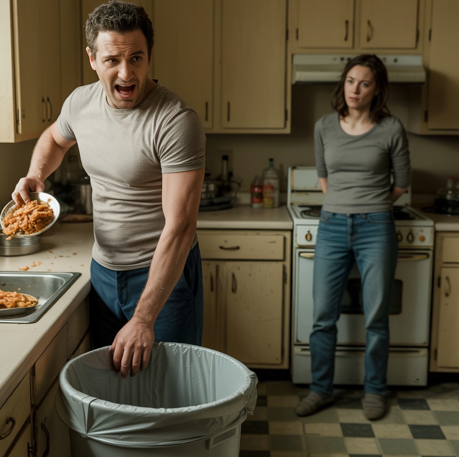 — «Твої котлети навіть собака не їсть», — сміявся чоловік, викидаючи їжу. Тепер він їсть у їдальні для безхатьків, яку фінансую я.