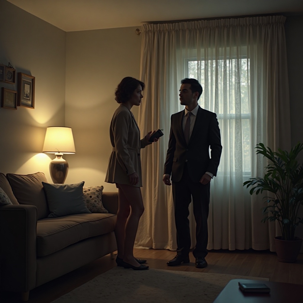 Дружина причаїлася в квартирі, щоб дізнатися, що діється, поки чоловік у відрядженні