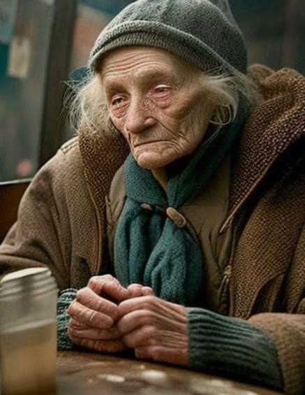 «Їж і зникни!» – кинув власник ресторану і жбурнув скоринку хліба безхатній старенькій. А коли почув її відповідь, опустився на коліна та розридався.