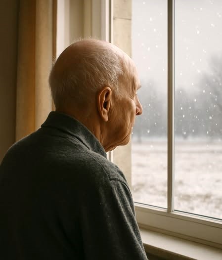 Дідусь, якому було 80 років, дивився у вікно своєї кімнати в будинку для літніх людей. Ззовні повільно кружляли сніжинки, лягаючи на оголену землю.
