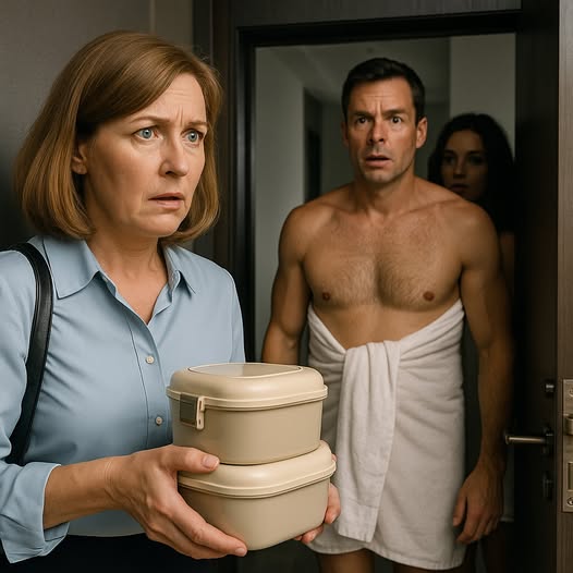 Я привезла чоловікові обід. А він відчинив двері… в рушнику. І був не один.