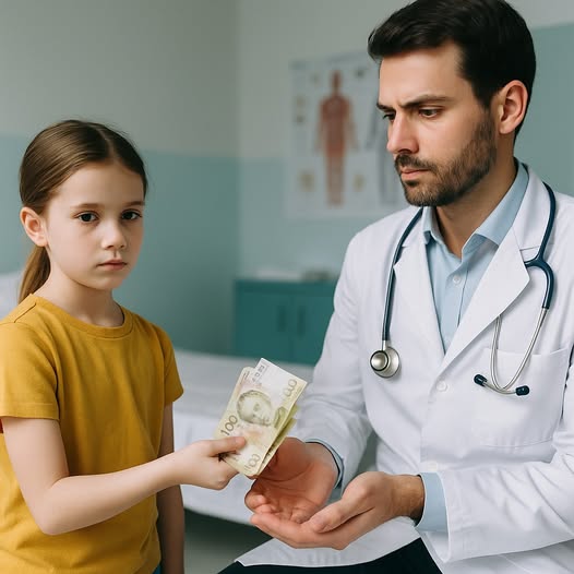 Дитина протягнула лікарю 300 гривень на операцію матері. Усім було смішно, але відповідь хірурга приголомшила…