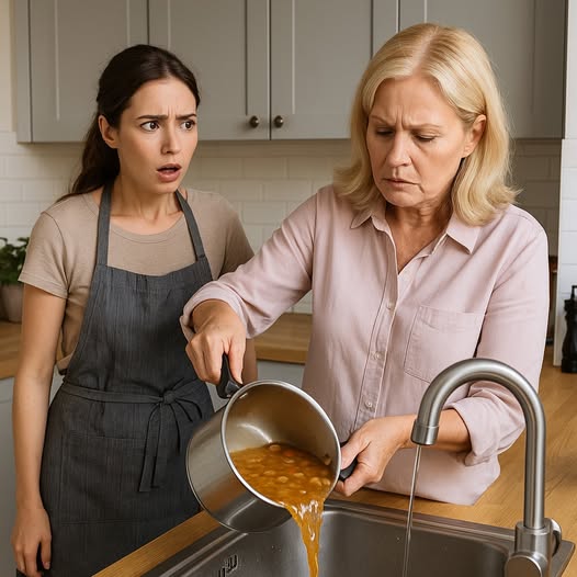 Свекруха вилила мій суп зі словами: «Я навчу тебе готувати», але потім вже я навчила її жити за розкладом у будинку для літніх людей, який купила сама.