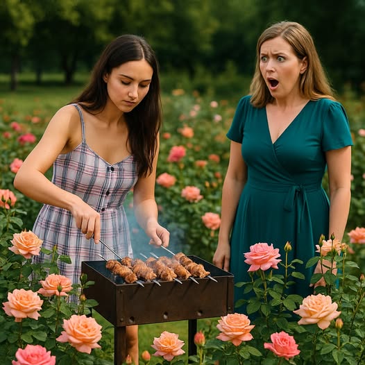 — Це ж сестра! — сказав чоловік, коли його сестричка влаштувала шашлики просто на моїх трояндах! Моя відповідь сягала двох метрів у висоту…
