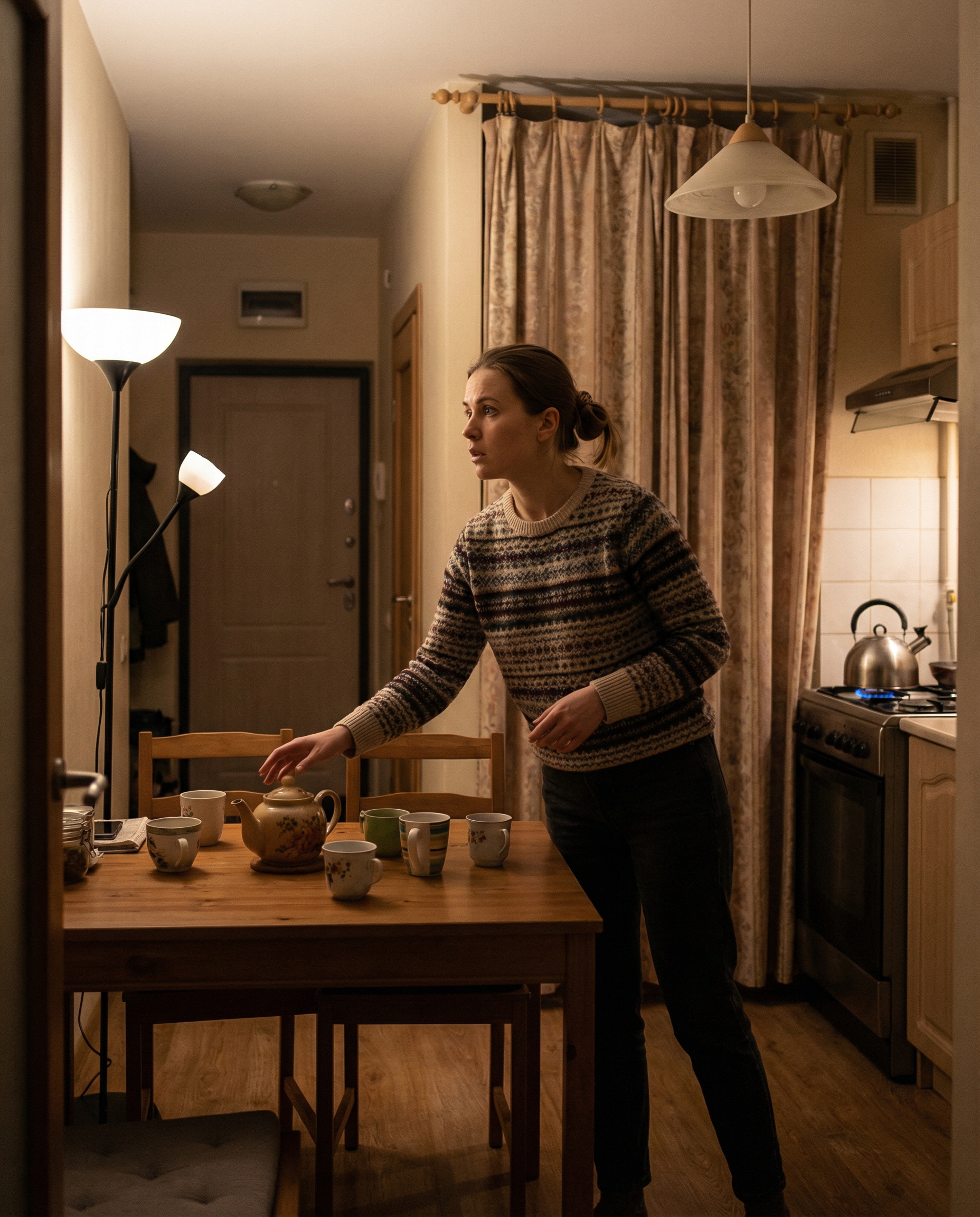 Тарасе, відчиняй негайно! Мама ледве стоїть на ногах! — пролунав за дверима гучний голос Оксани, сестри Тараса. Юлія здригнулася. Вона знала цей тон — він ніколи не віщував нічого доброго. Тарас поквапився до дверей, і до вітальні ввалилася делегація. Попереду — Оксана, за нею — її чоловік Андрій та свекруха. — Доброго вечора, — Юлія спробувала зберегти спокій, хоча серце вже почало калатати. — Що сталося? Чому без попередження? — Сім’ї попередження не потрібні, Юлечко, — відрізала Олена Василівна, прикладаючи хустинку до очей. — Чи ми тут уже сторонні люди, яким треба записуватися на прийом? Юлія відчула, як холодна хвиля тривоги прокотилася спиною. — Коротше, справу маємо серйозну, — почав Андрій, дивлячись на Тараса. — Потрібен мільйон гривень