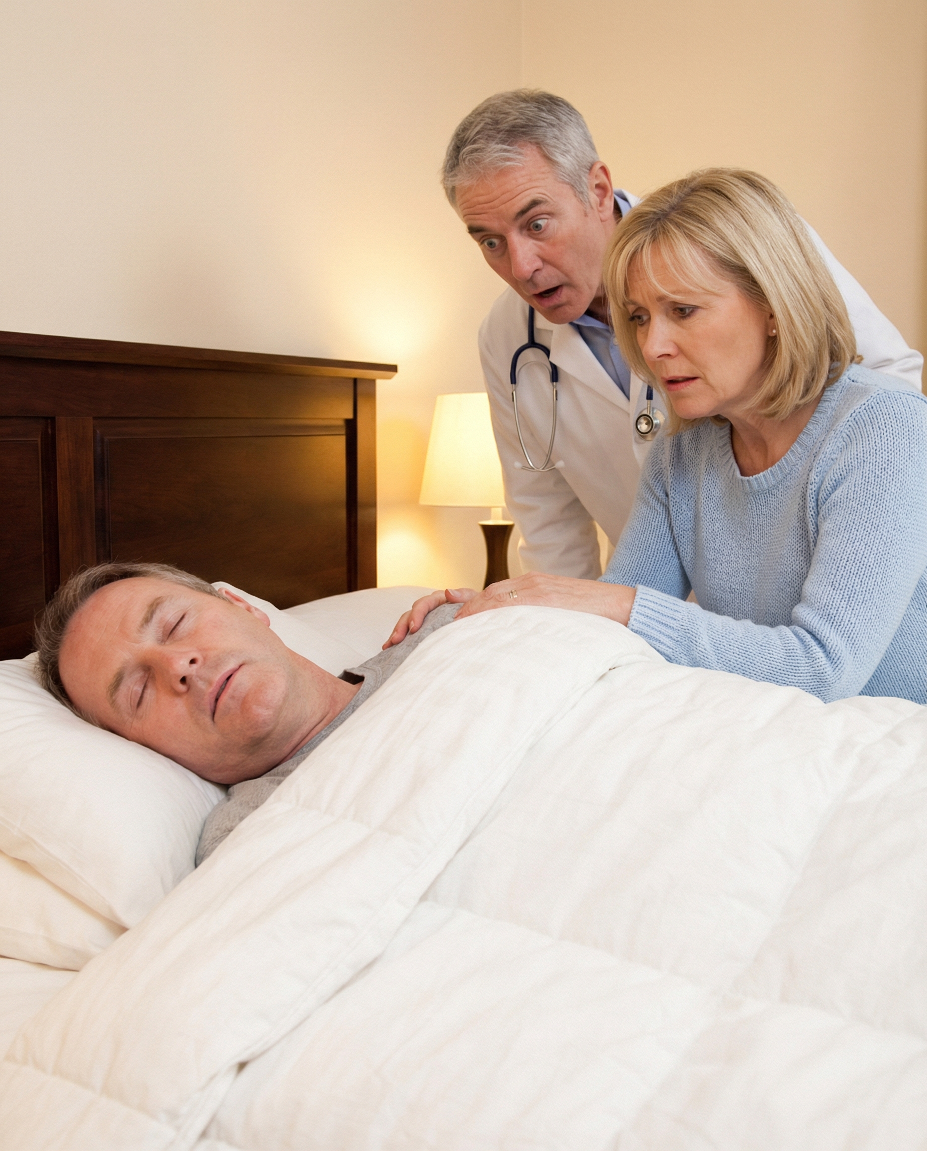 Лікар прошепотів: «На спині вашого чоловіка сліди від жіночих нігтів». Я подивилася на «паралізованого чоловіка» і поправила ковдру.