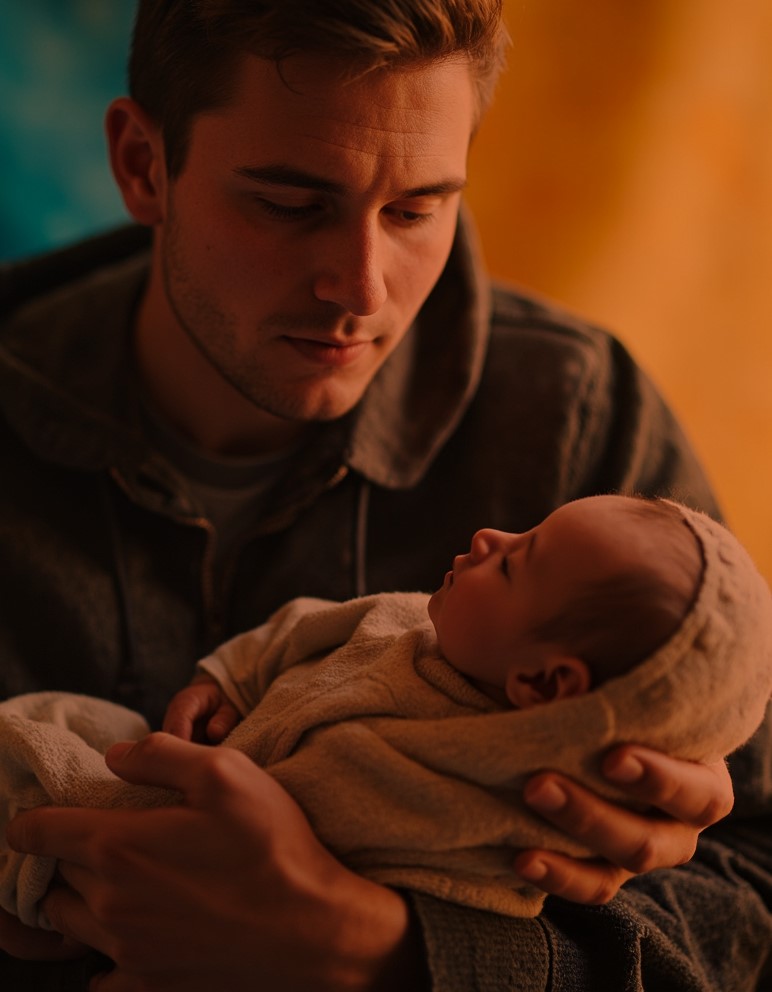 Із aрмії син повернувся не з порожніми руками, а з дитиною. Зазвичай таке буває з дівчатами, а тут — хлопець приїхав із немовлям.