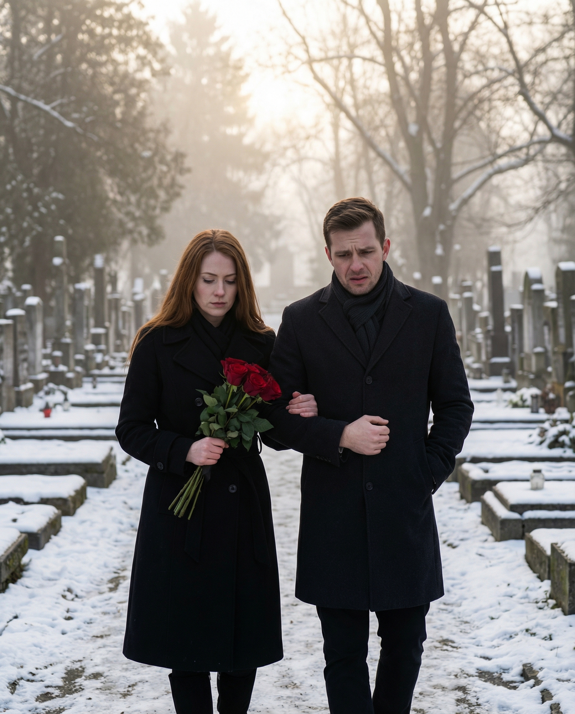 “– У такий прекрасний зимовий день – і на цвинтар! Ось інша справа – моя Люда! Вже вона придумала б щось цікавіше…