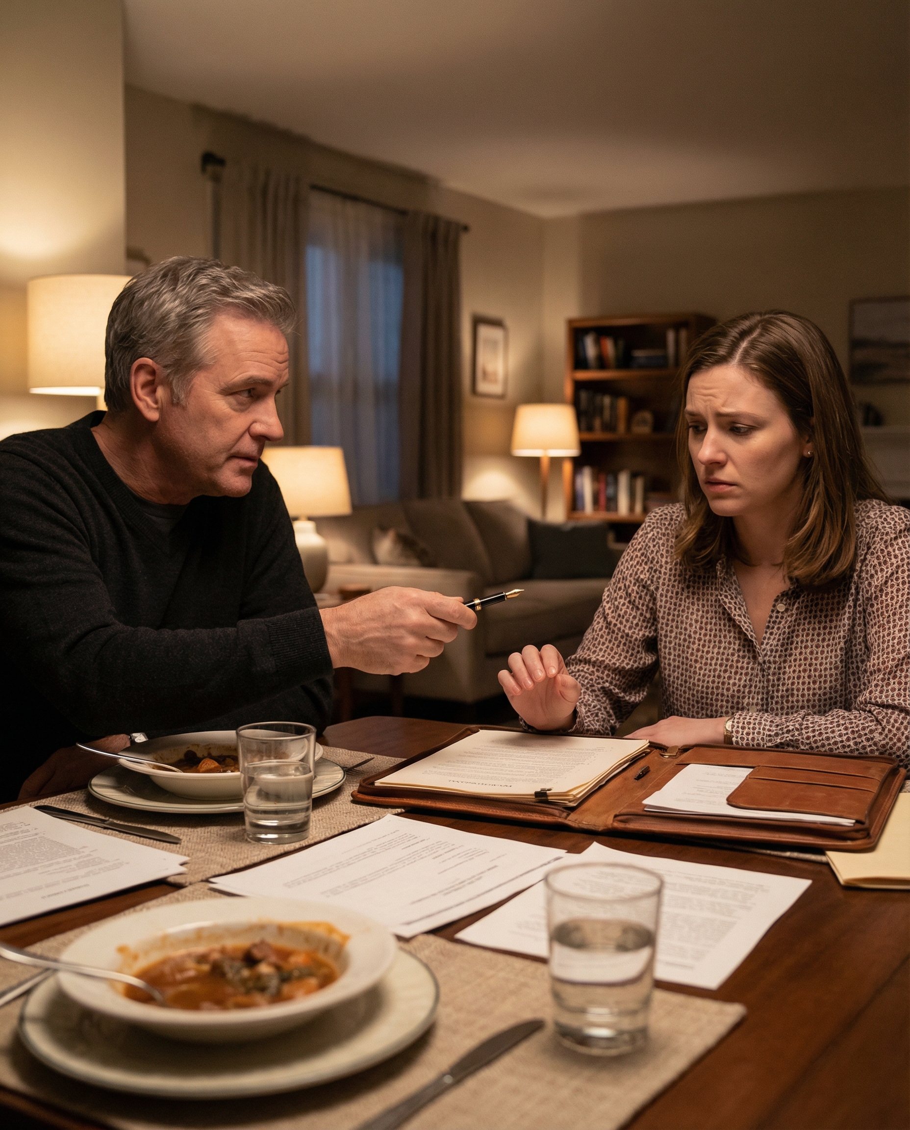 Ось тут постав підпис, Лідочко, і на наступному аркуші теж не забудь, — Ігор простягнув їй дорогу ручку з позолотою і розгорнув важку шкіряну папку прямо між тарілками з вечерею. Ліда завмерла. На плиті ще парував свіжозварений борщ, над яким вона чаклувала весь вечір, сподіваючись на затишне святкування їхніх заручин. — Що це за папери, Ігорю? — Шлюбний контракт, люба. Просто формальність, вимога часу, розумієш. Мій юрист наполягає, що в наші дні це єдиний спосіб уникнути зайвих клопотів у майбутньому. — У наші дні? Ми зустрічаємося вже майже рік, ти дарував мені обручку, обіцяв спільне майбутнє, а тепер пропонуєш підписати це? — Це лише документ. Якщо наші почуття щирі, то папірець нічого не змінить. — Якщо нічого не змінить, то навіщо він потрібен?! — Ліда схопила папку і почала швидко гортати сторінки. — Так, подивимося. «Роздільне володіння майном». «Сторона перша не претендує на активи сторони другої». Твоя квартира на Печерську лишається твоєю, заміський будинок — теж. А в разі розлучення я йду з тим, із чим прийшла