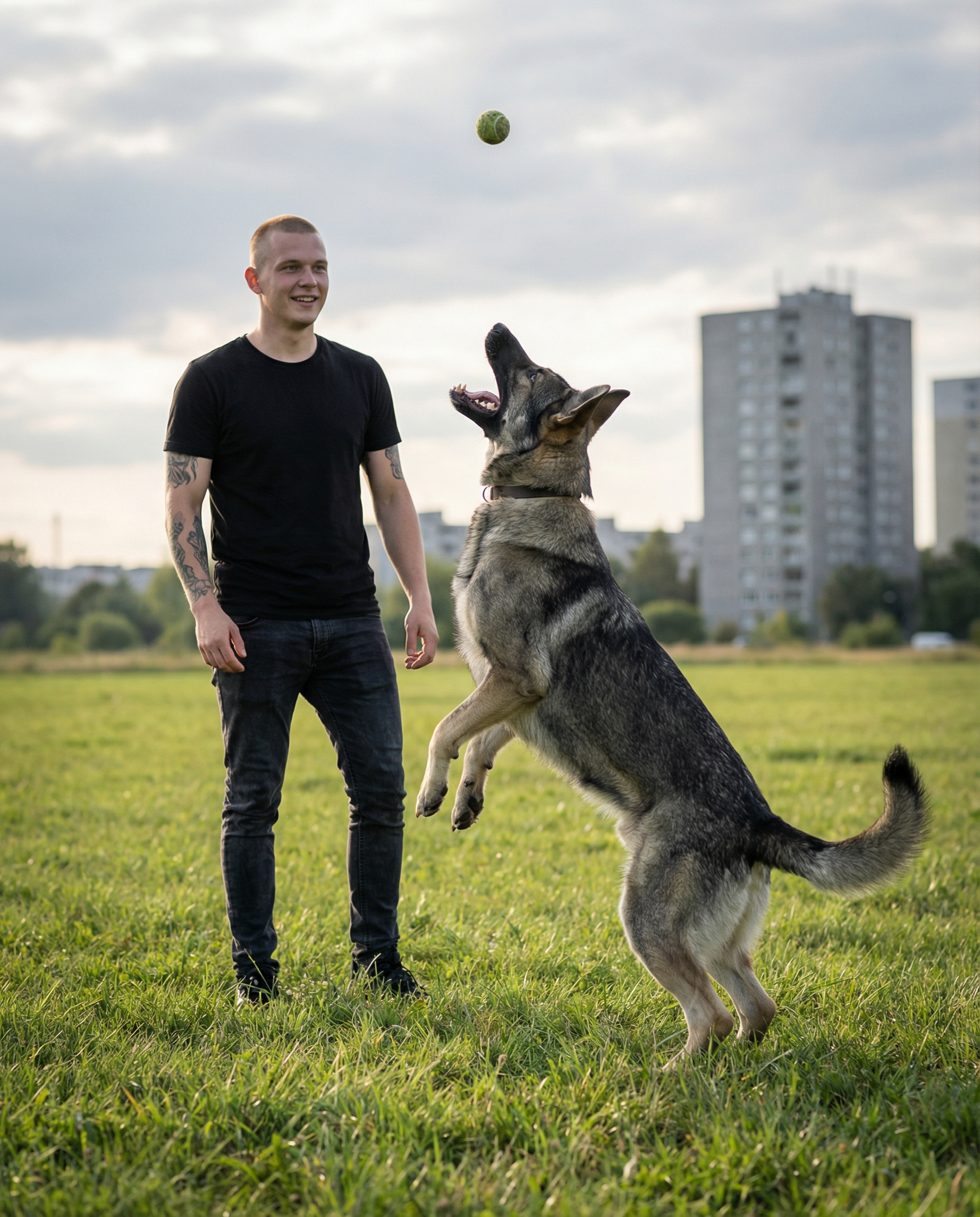 Чого встав? – роздратовано кинув дядько Вітя. – Візьми палицю, прожени! – Тільки спробуйте його торкнутися! – різко випалив він, затуляючи собаку. – Він нікому нічого поганого не робить! – Бач, – здивувався дядько Вітя. – Захисник знайшовся. – І захищатиму!