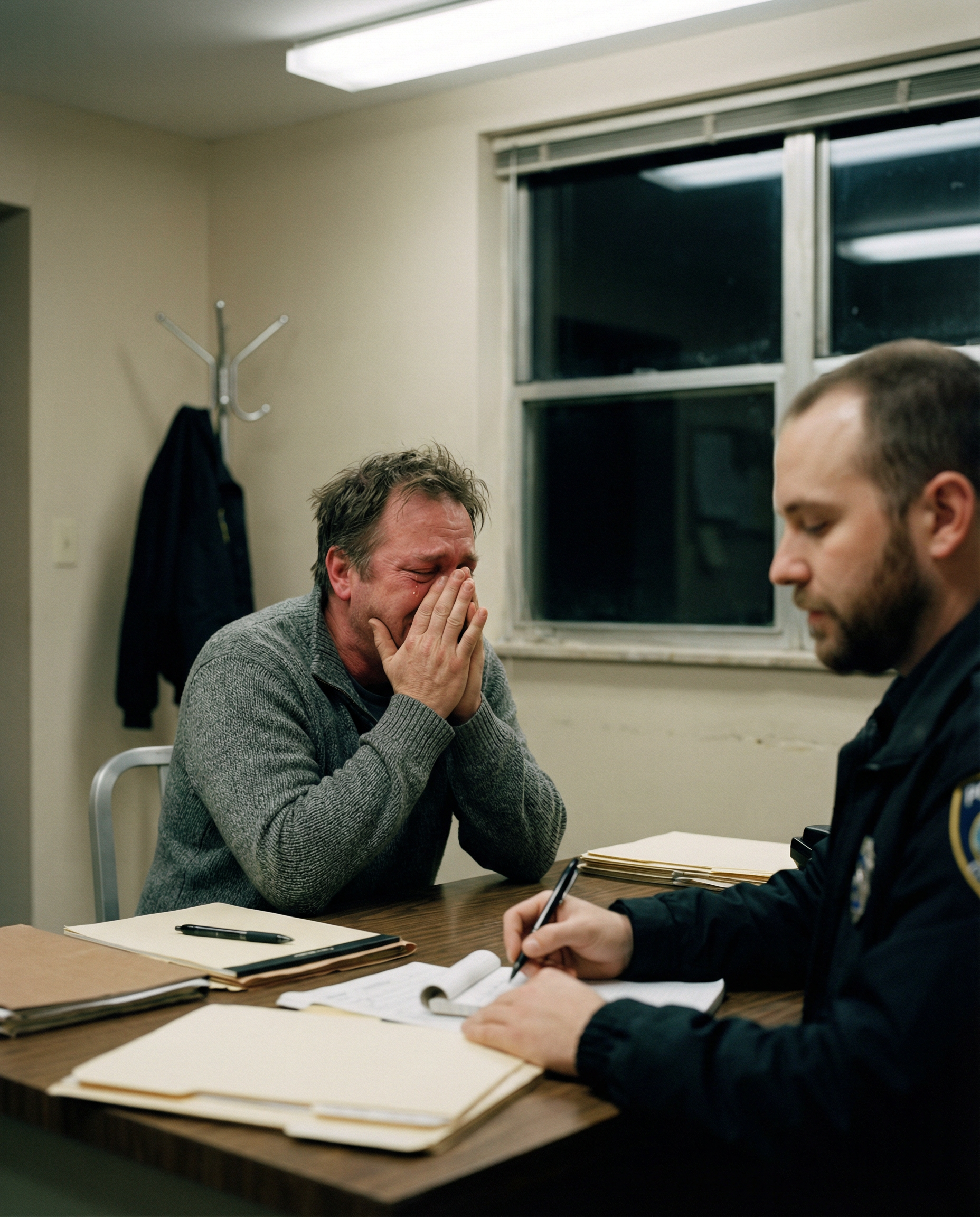 – Вона мене приспала, пішла у моїй куртці, взяла 100 тисяч і кота. Кота навіщо? Його найбільше шкода! – казав, ридаючи чоловік у відділенні поліції