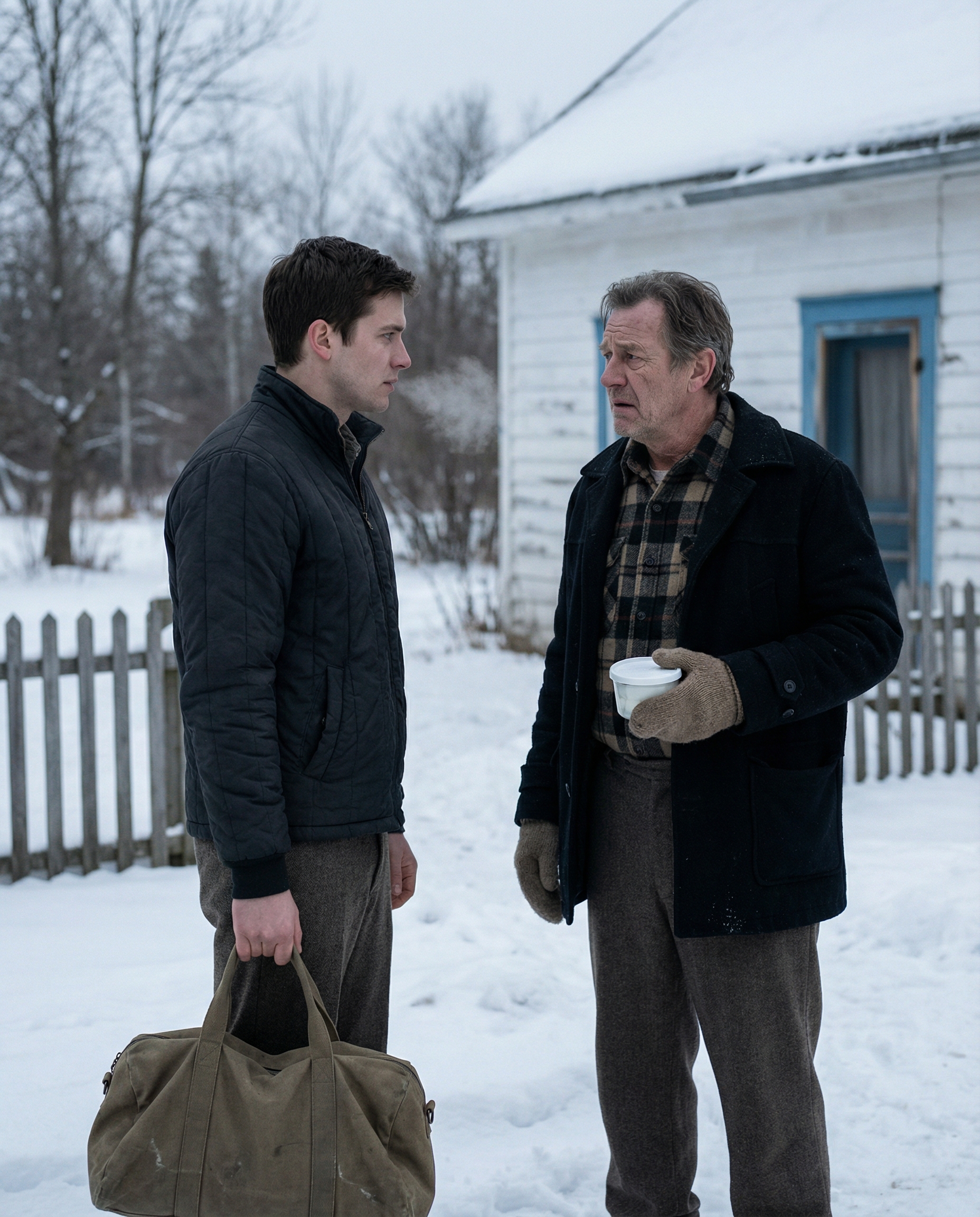 “– З’явився, на кого не чекали! – Вигукнув Дмитро Петрович. – Так можеш назад провалювати! – Тату, ти чого? – Здивувався Андрій. – Я двадцять років удома не був, а тут така зустріч! – Була б моя воля, я б тебе ременем зустрів! – Дмитро Петрович схопився за пояс. – А нічого! Ми зараз це виправимо!