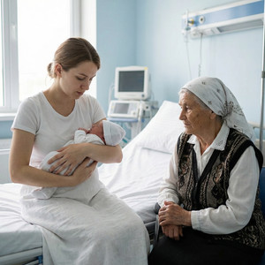 “Напевно, вона б тоді ще довго сперечалася щодо одруження сина, відмовляла його, намагалася переконати, якби не сталося такої біди. Синочок Галини, радість її та щастя, молодий, гарний і здоровий, раптово занедужав і швидко пішов з життя. На сорок днів невістка відкликала Галину вбік: – Тітко Галю, я чекаю дитину