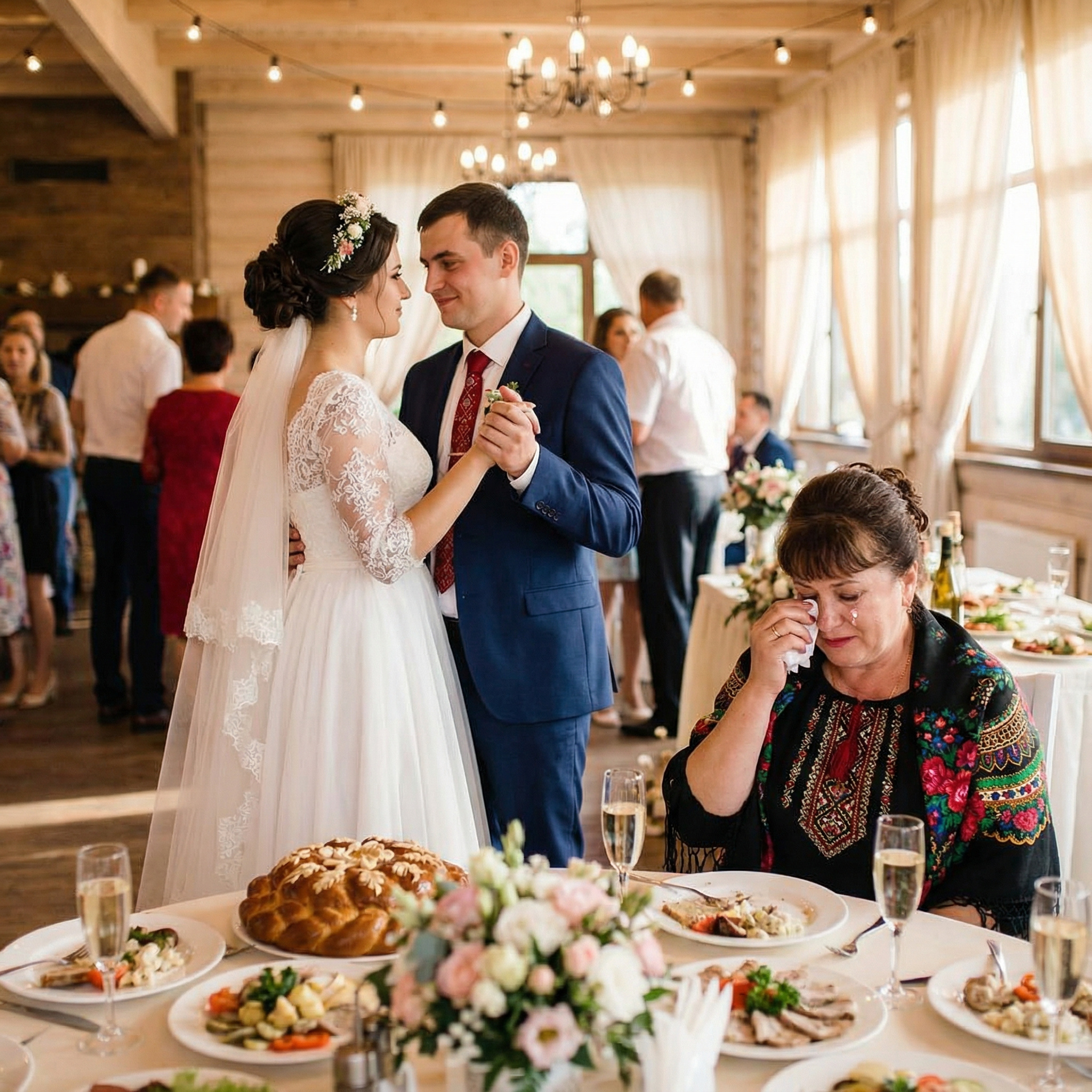 “На весіллі сина Людмилу Петрівну душили сльози. І це було не сльози радості.