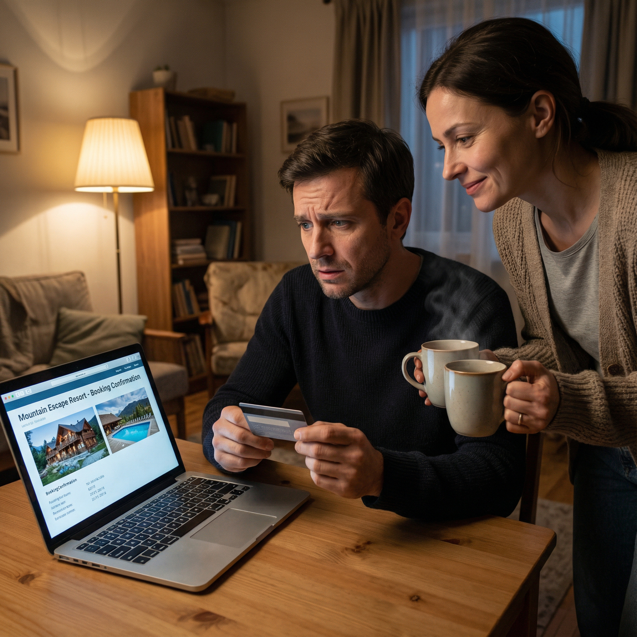 — Натискай, Максе. Просто натисни «Оплатити», — прошепотіла Олена, ніби вони збиралися запустити космічний шаттл.
