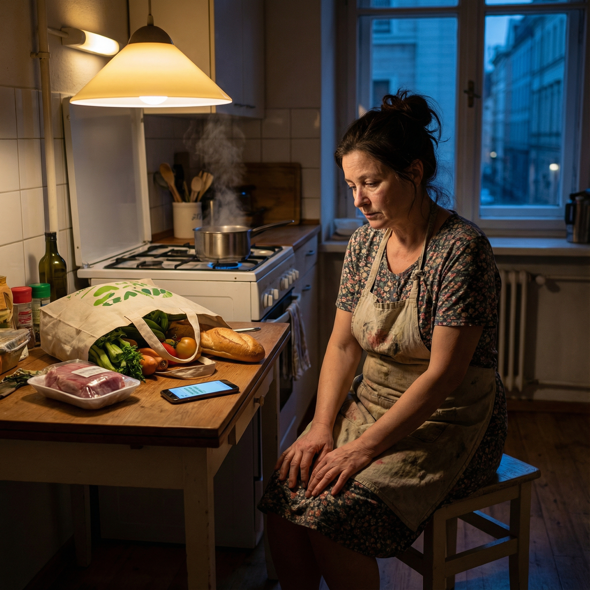 Ви ж квартиру продаєте. Ваш чоловік звернувся до нашої агенції. Я вже третім покупцям показую. Перший раз ми були разом із вашим чоловіком. А потім він залишив ключі. Я вчора приводила покупців о третій годині. І зараз, якби ви не відкрили, то я відкрила б цим ключем