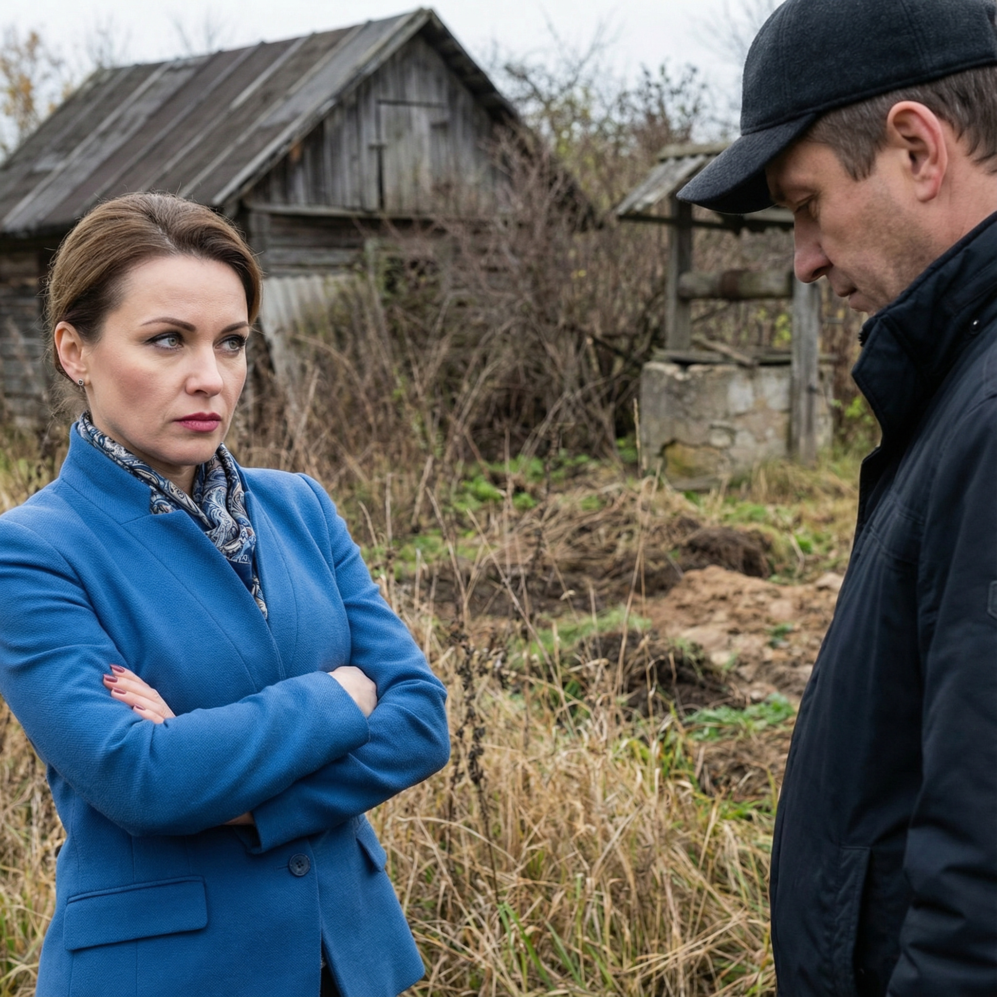 — Мій прощальний подарунок. Шість соток у якійсь дірі під назвою Верхні Ключі. Заросла бур’янами ділянка, кривий сарай і напівзруйнований колодязь. Усе, чого ти заслуговуєш