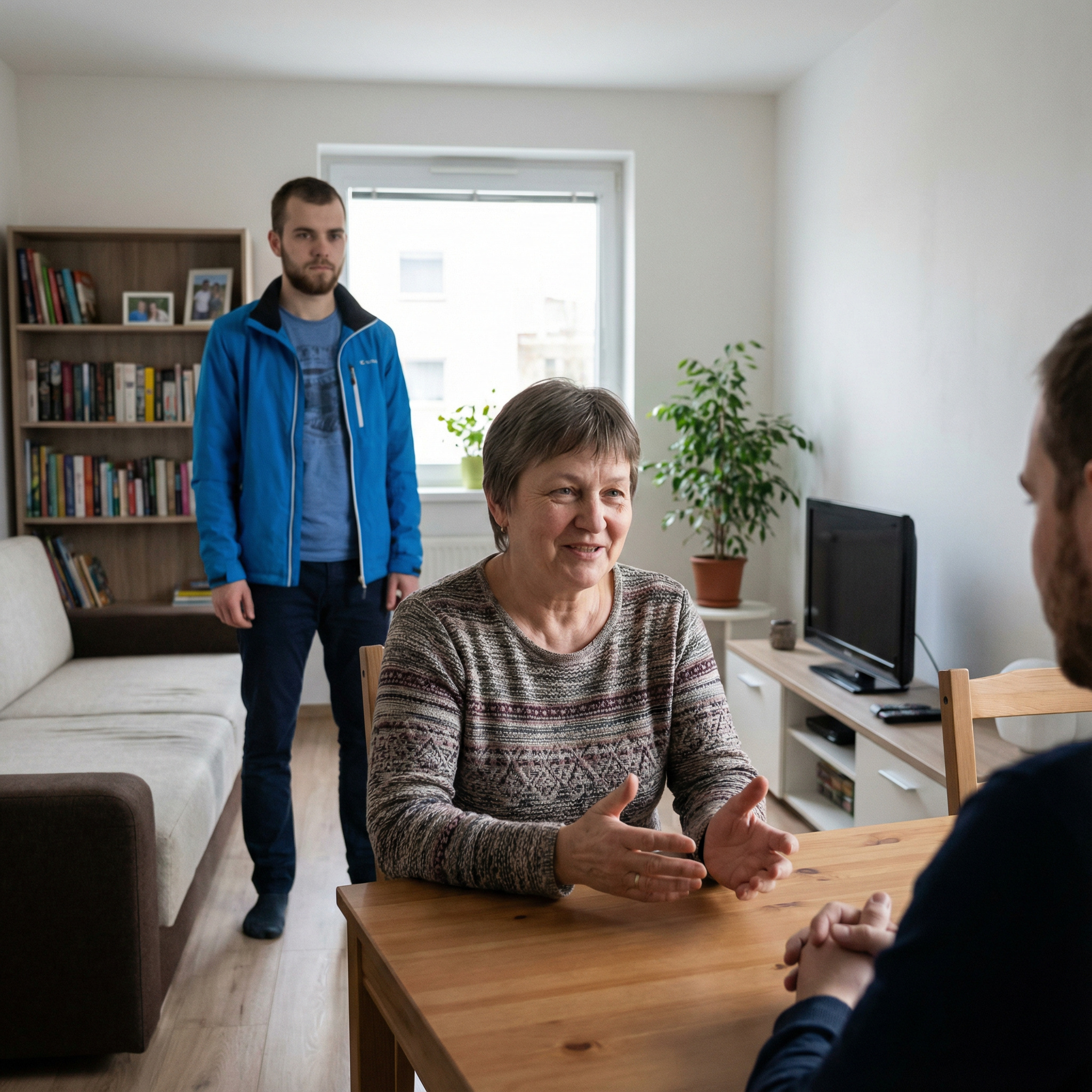Пожили вони в нас трохи, поки Ігор квартиру підшукав. Я не могла натішитися невісткою. Встану вранці — а на кухні вже млинці гарячі. У ванній рушники складені рівненько. Христина і попрасує, і підлогу помиє, і мені допоможе, якщо попрошу. Віка, щоправда, з нею не дуже ладнала. — Ти як служниця, — казала вона Христині, коли Ігоря не було вдома