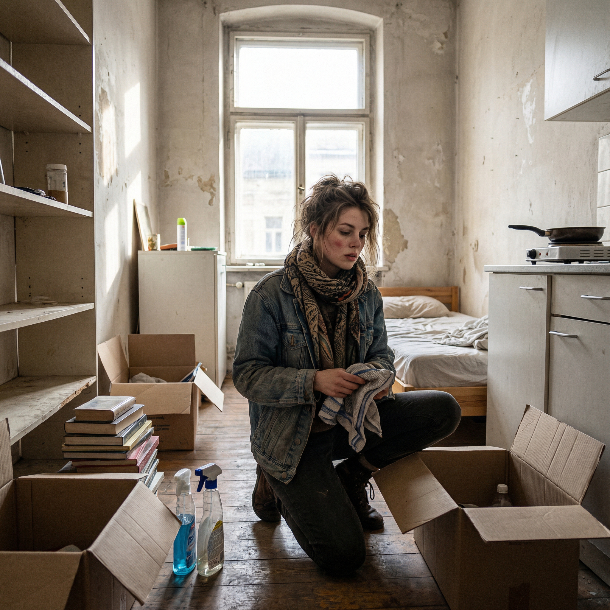 Катя заїхала в нову квартиру тиждень тому. І майже весь тиждень не виходила на вулицю. А як тут вийти, якщо стільки справ? Квартиру купила ту, на яку вистачило грошей. Бабуся, добра душа, залишила їй у спадок стару дачу і кімнату в комуналці. Все це Катя продала, додала своїх заощаджень, які збирала вже років п’ять, і ось вистачило на крихітну однокімнатну квартиру в старому фонді.