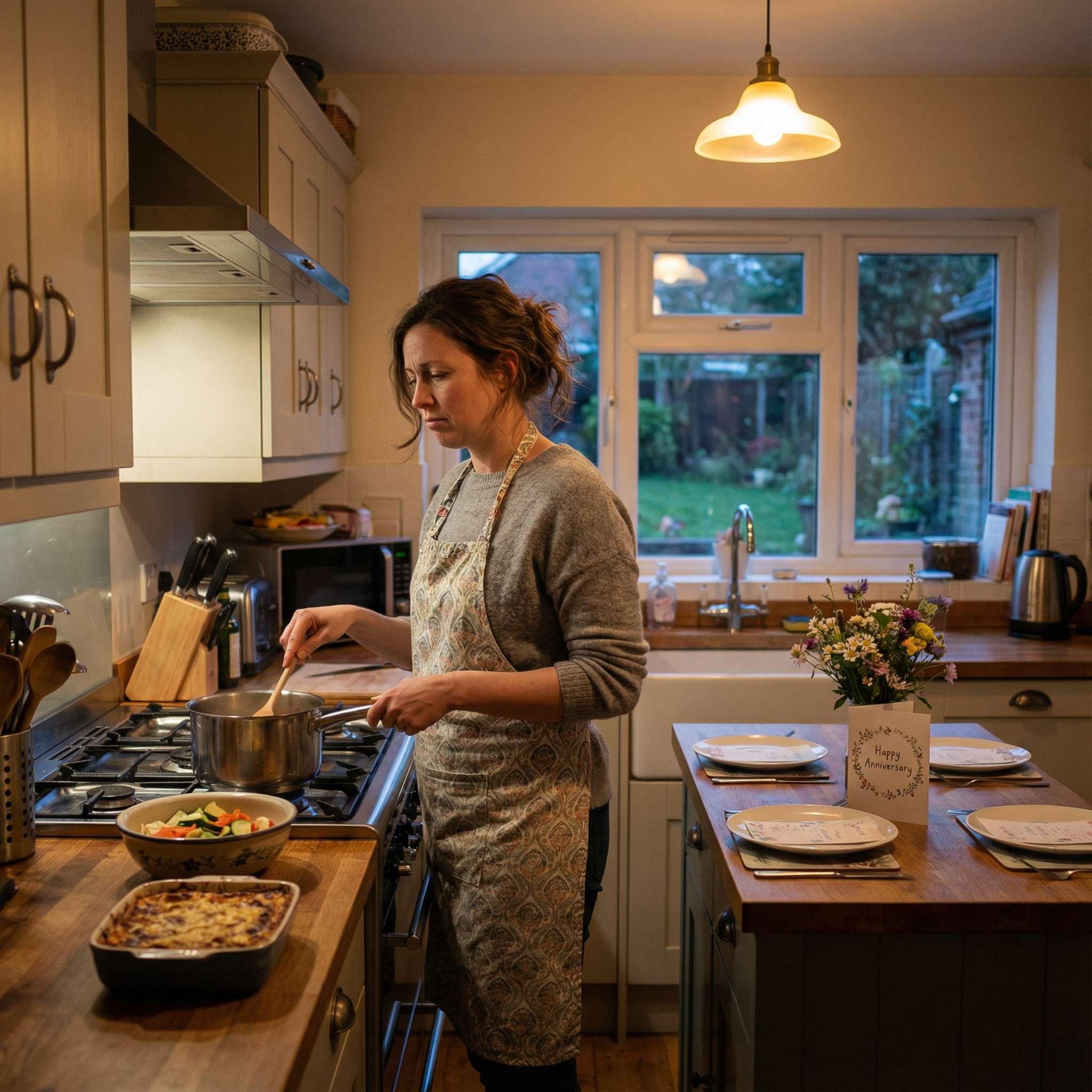 Люда цілий день крутилася на кухні. Аякже ж?! Сьогодні у них з чоловіком річниця. – І навіщо треба було гостей збирати? – зморщив ніс Дмитро, зайшовши на кухню. – Це ж день нашого весілля! – вкотре пояснила йому Люда. – Тим більше прийде тільки Сашко з Оленою та Андрійком. Посидимо, повечеряємо. Ближче вечора господиня накрила стіл, красиво одяглася і стала чекати гостей. У двері подзвонили, на порозі стояв син Сашко з дружиною та сином. – Мамо, тату це вам! – син вручив батькам подарунок. Люда розгорнула пакувальний папір, глянула на подарунок і аж рота прикрила від побаченого