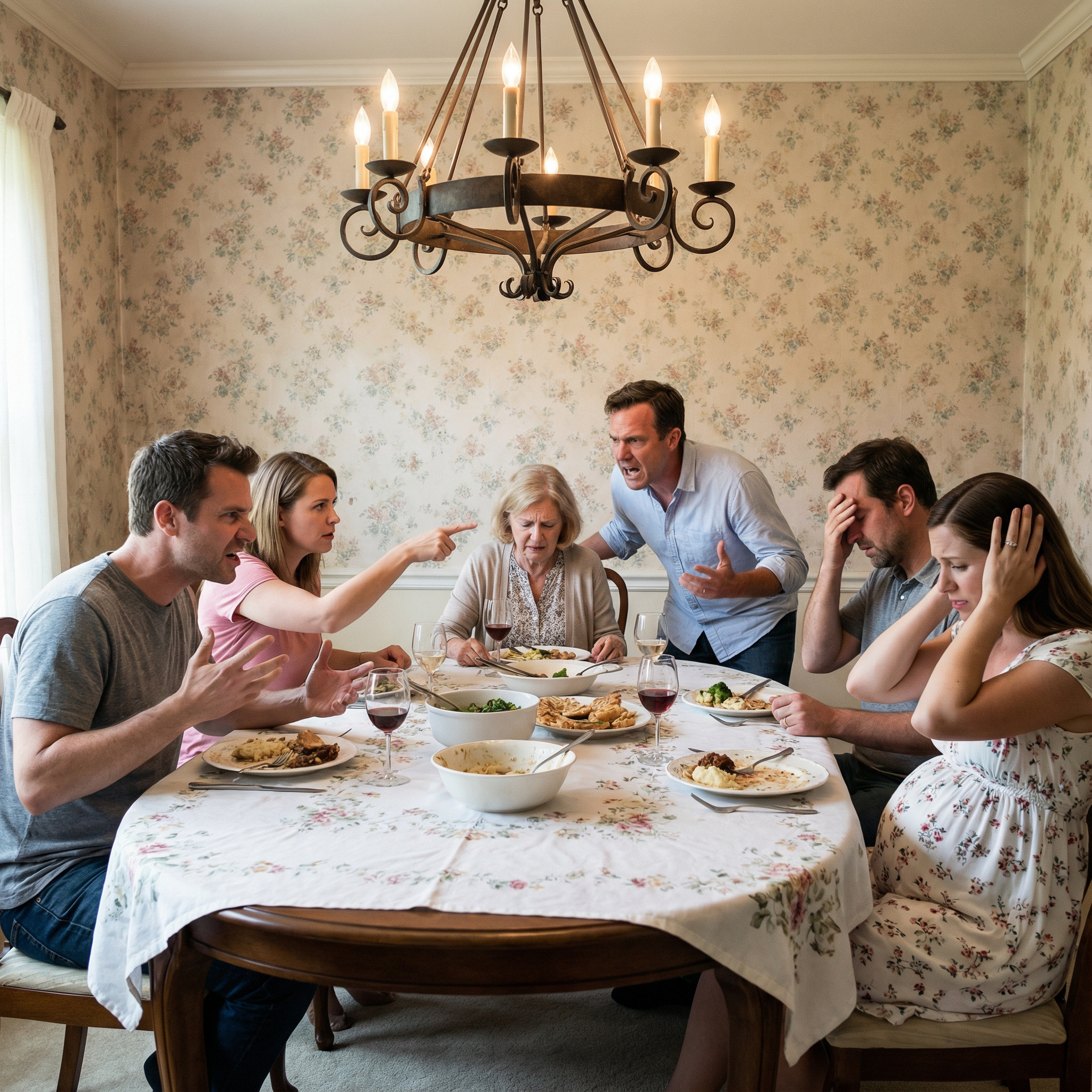 “– Ні! Ти глянь! Вона ще й бреше! Обдурила бабку, обдурила матір, братів. Племінника майбутнього обдурила! Усіх! Хочеш, щоб у тебе була сім’я – відмовся від заповіту. Я спадкоємиця! Я! Ми самі вирішимо, що робити із квартирою! – Репетувала мати