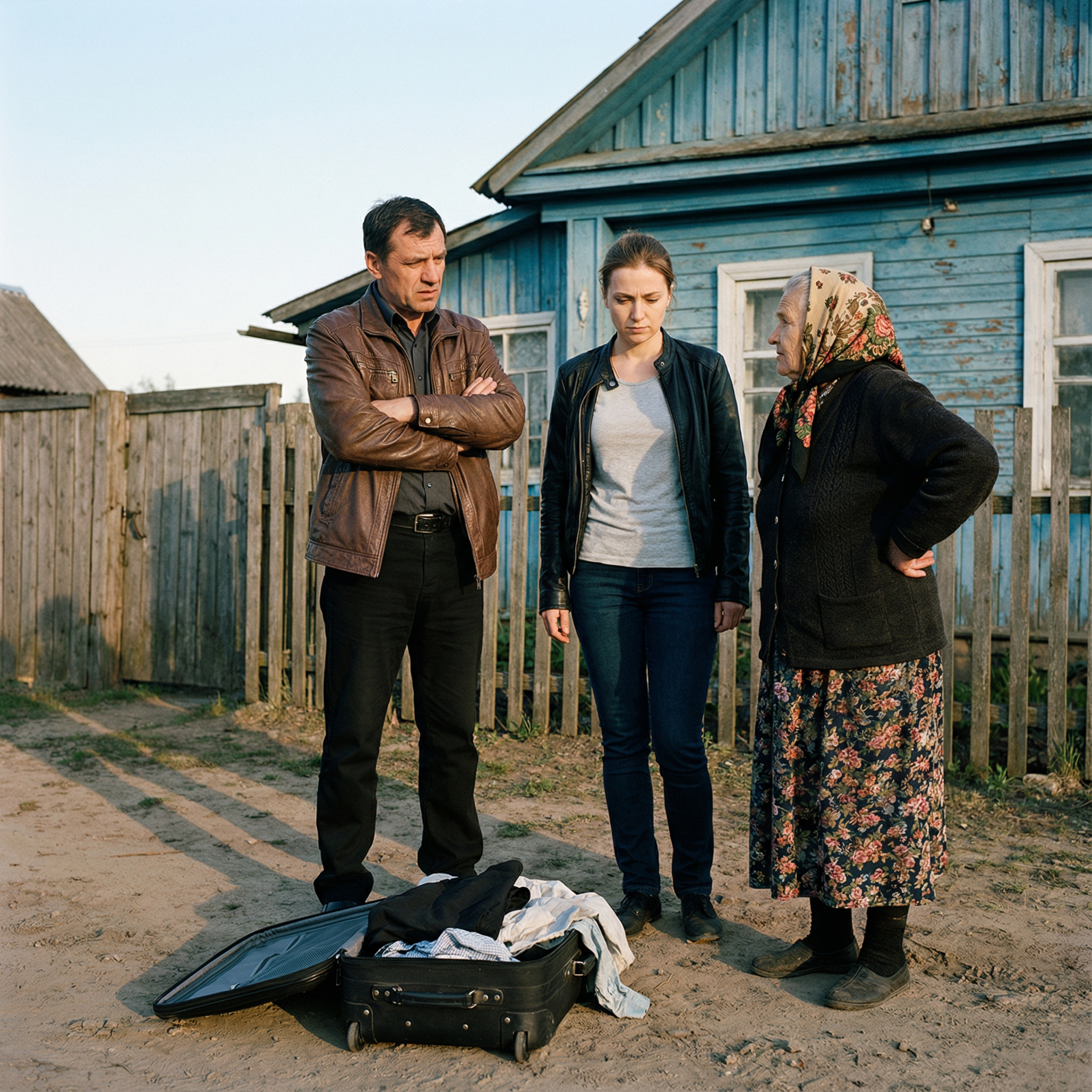 “– Чому у всіх, як у людей? А в мене? Чоловіка немає, у дочки теж. Хоч би так і лишилося. Так ні – вона поїхала в місто, на вокзал, привезе мені на шию нового зятя, який щойно з місць не дуже віддалених