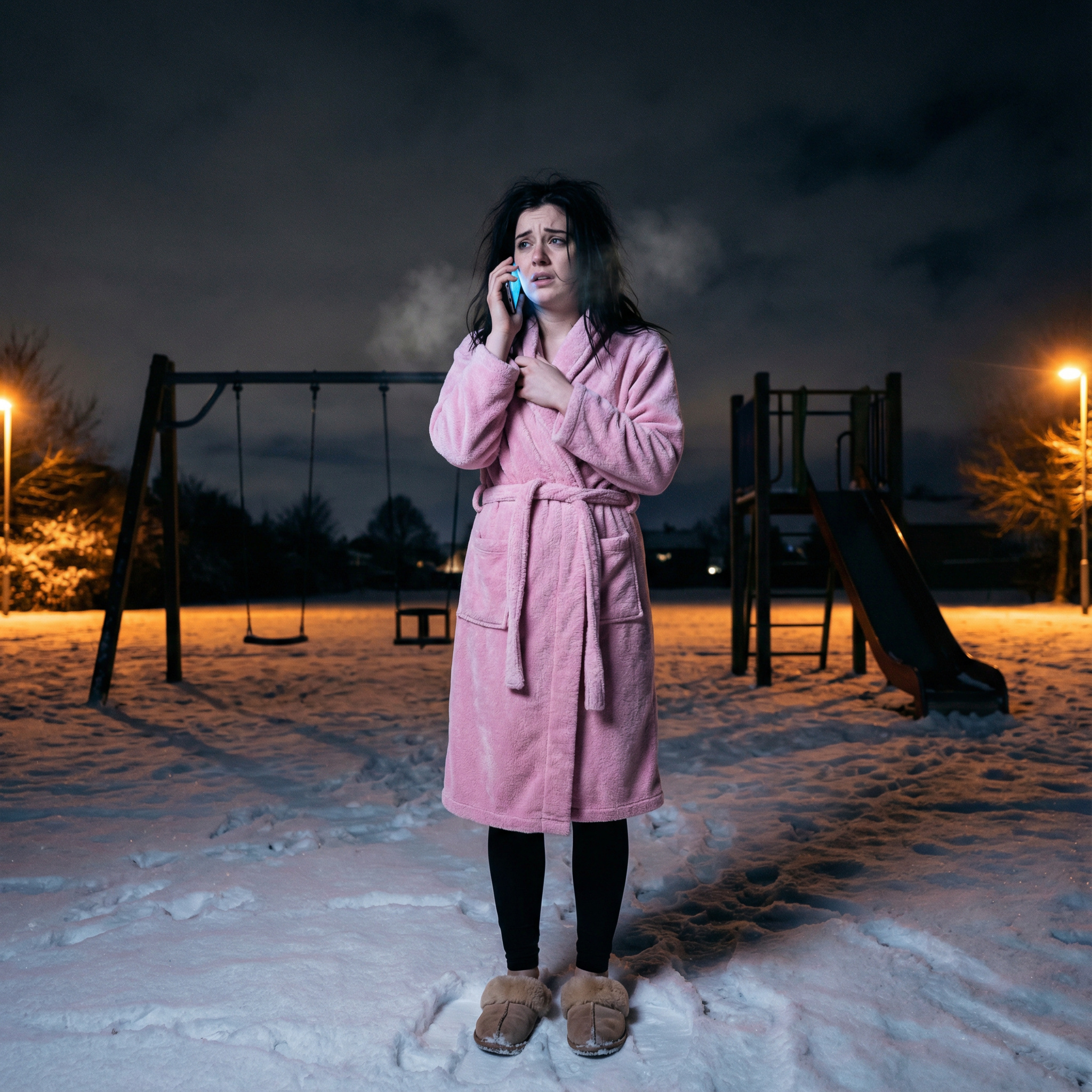 — Вітя, ми з мамою до тебе їдемо! — ми спимо!..— ми спимо не треба до мене їхати, — Нам не до жартів!— Ти знущаєшся? чого ви приїжджаєте до мене серед ночі? — Вітя! — Ти повинен.. Нам нікуди йти!