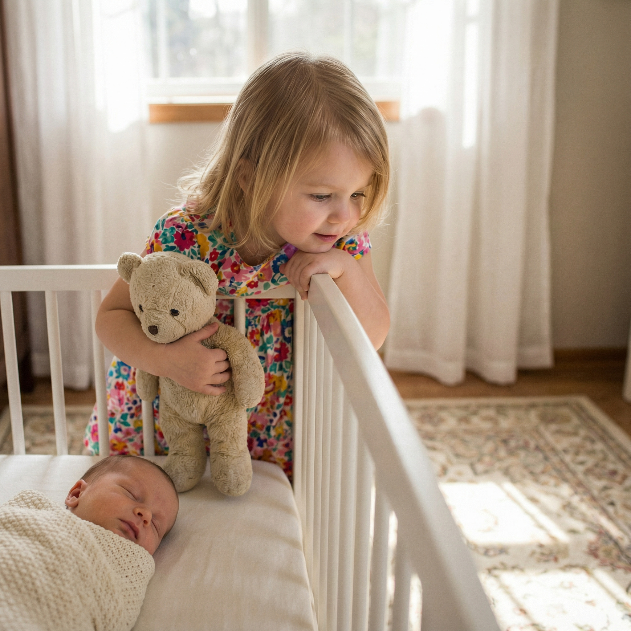 Брата Дарина зненавиділа відразу, як тільки побачила його у своєму ліжечку. Ще кілька днів тому вона спала під своєю улюбленою ковдрою з веселими різнокольоровими ведмежатами.
