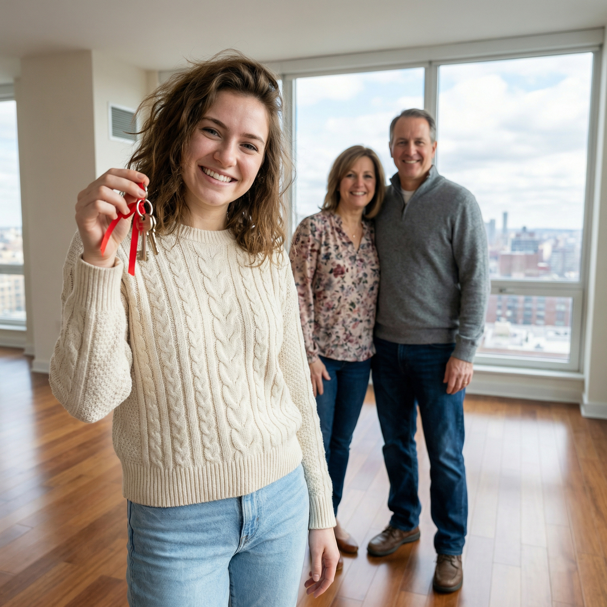 Яні на двадцятиріччя батьки подарували шикарний подарунок – квартиру.