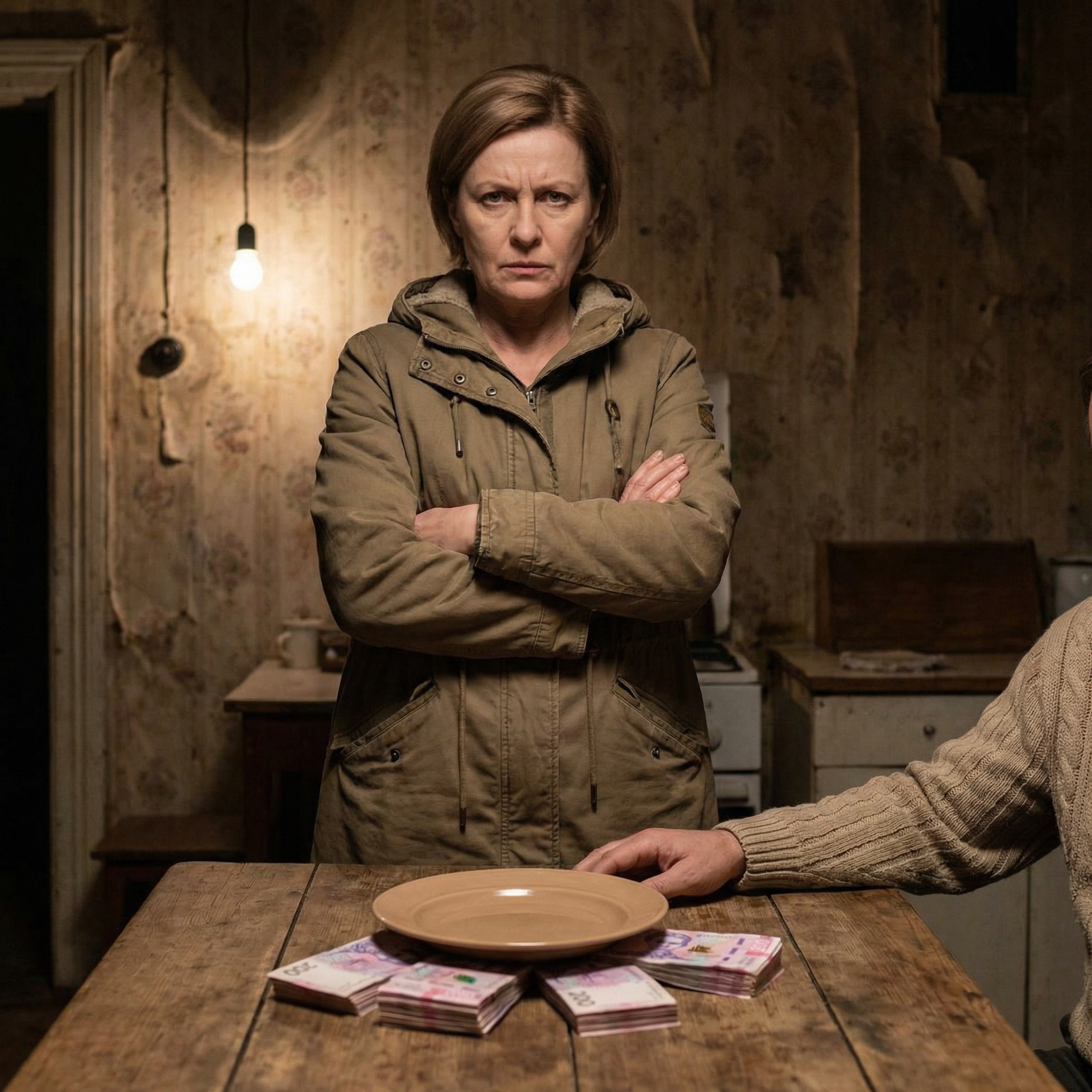 – А де вечеря, Надю? Чому на столі пусто? – Спитав чоловік. – Вечеря там же, де й твої грошики, любий! – Відрізала дружина